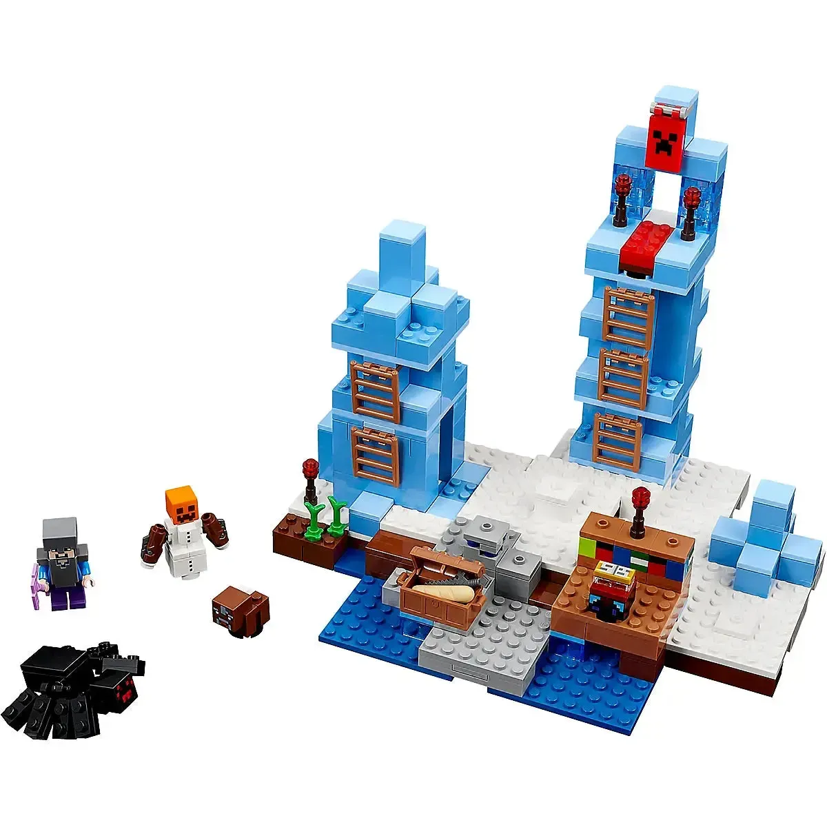 LEGO [Minecraft] - The Ice Spikes Building Set - Minifig-scale Series (21131) - Image 2