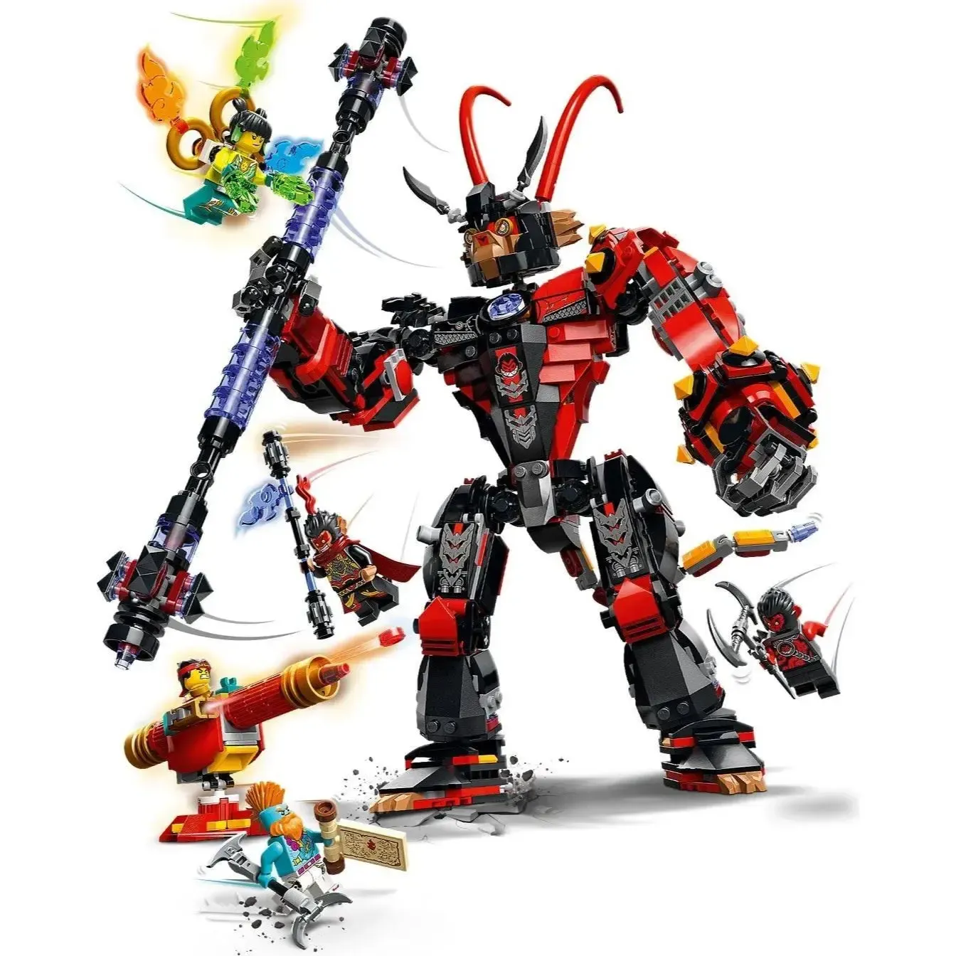 LEGO [Monkie Kid] - Evil Macaque's Mech Building Set - Season 3 Series (80033) - Image 4