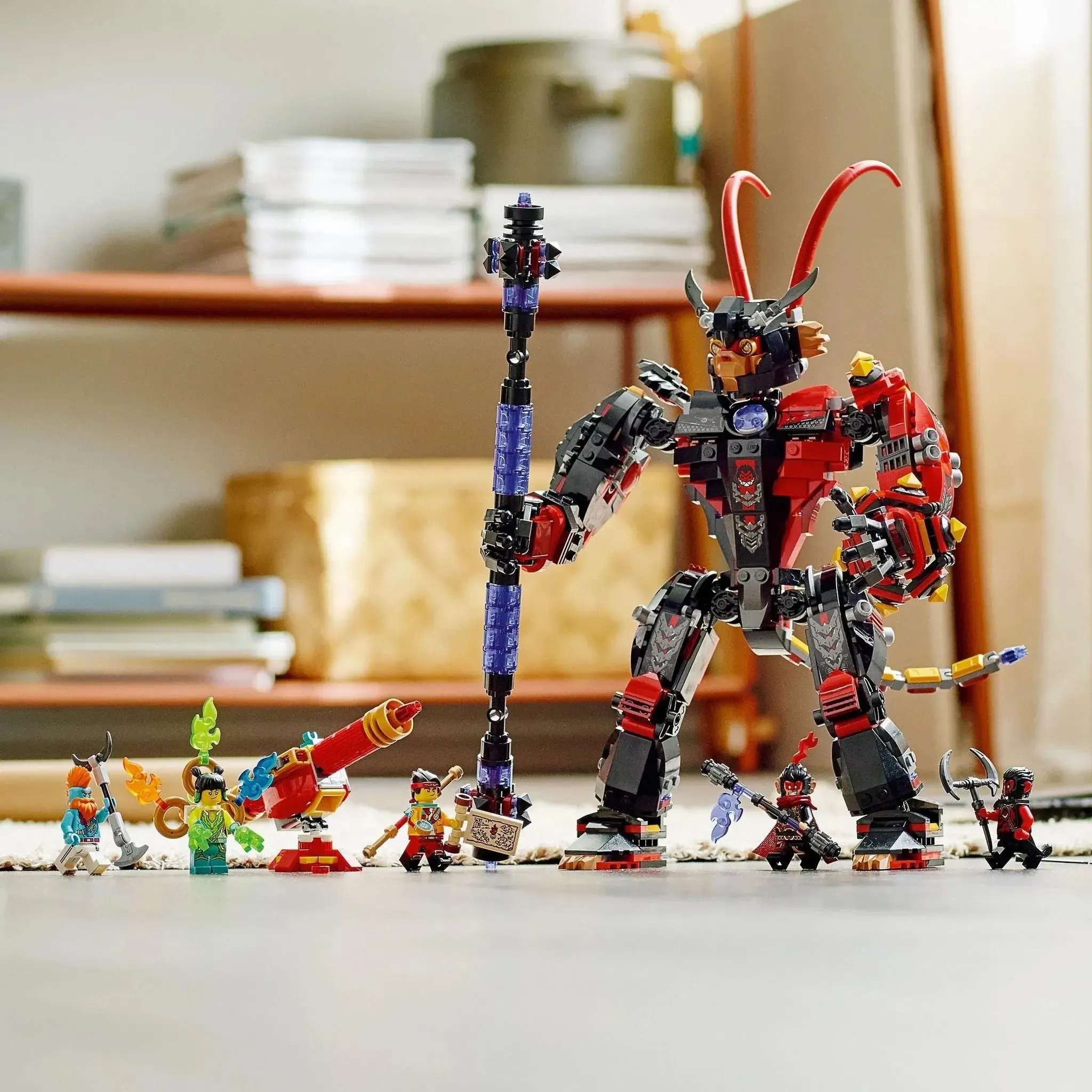 LEGO [Monkie Kid] - Evil Macaque's Mech Building Set - Season 3 Series (80033) - Image 9