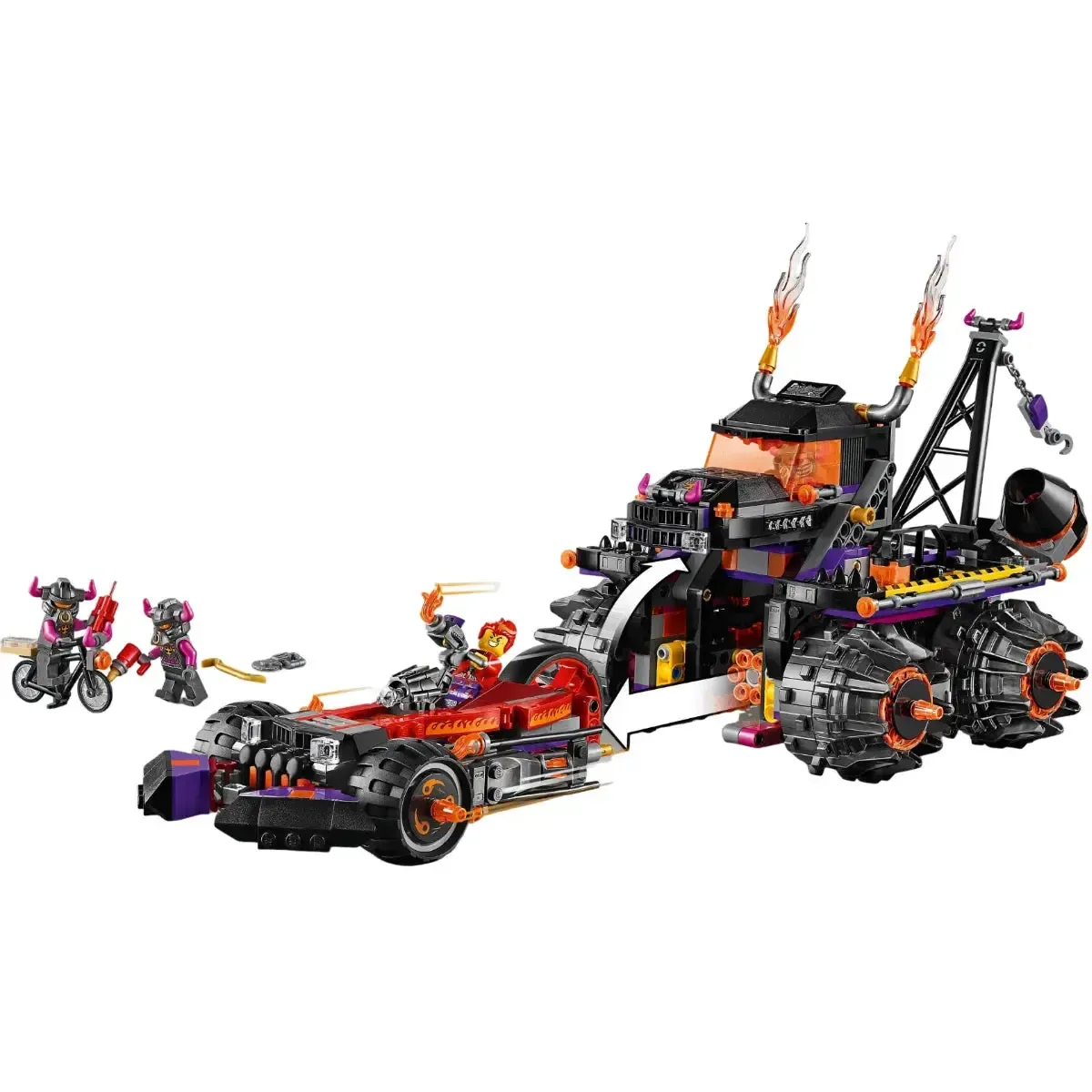 LEGO [Monkie Kid] - Red Son's Inferno Truck Building Set - A Hero is Born Series (80011) - Image 11