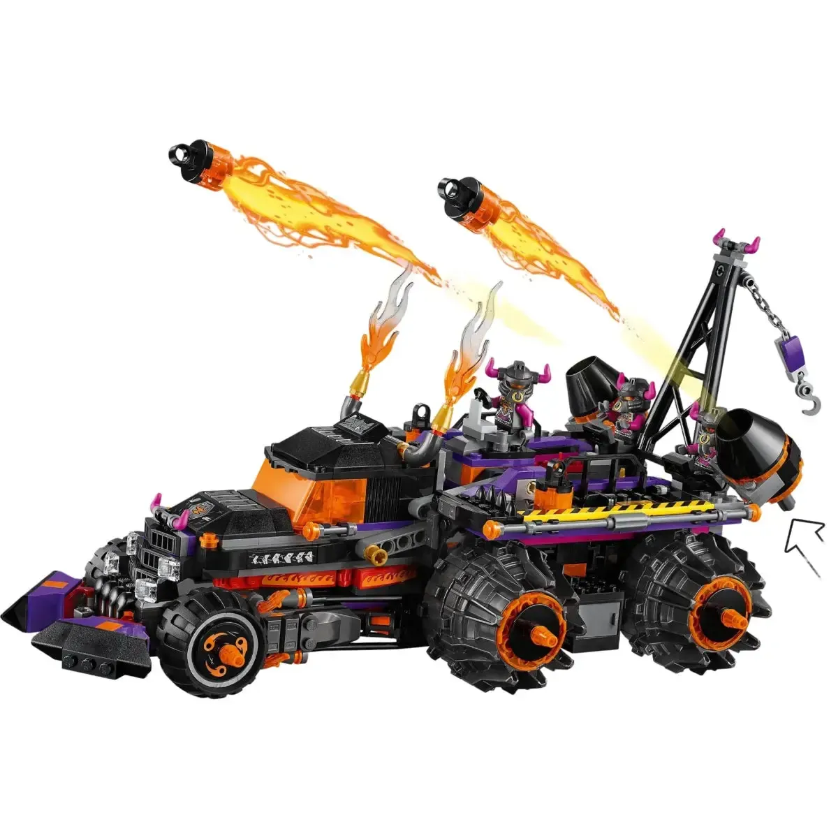 LEGO [Monkie Kid] - Red Son's Inferno Truck Building Set - A Hero is Born Series (80011) - Image 13