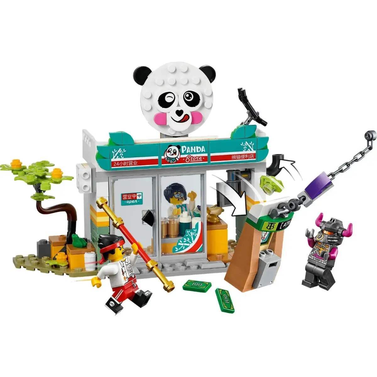 LEGO [Monkie Kid] - Red Son's Inferno Truck Building Set - A Hero is Born Series (80011) - Image 6