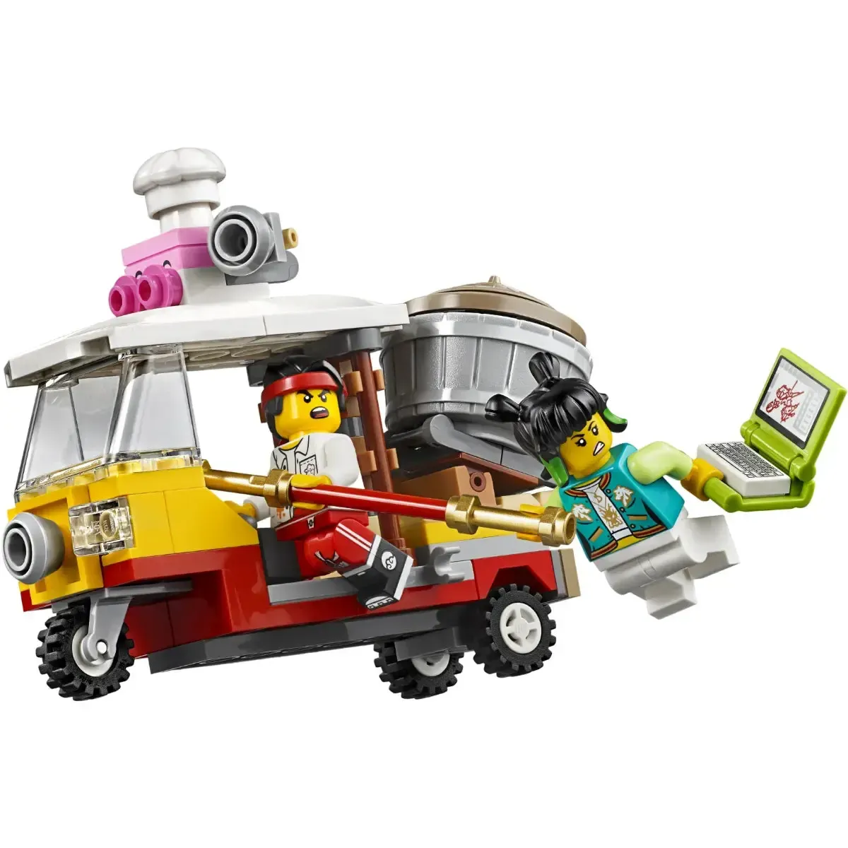 LEGO [Monkie Kid] - Red Son's Inferno Truck Building Set - A Hero is Born Series (80011) - Image 8
