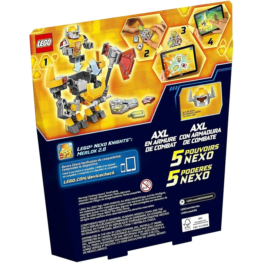 LEGO [Nexo Knights] - Battle Suit Axl Building Set - Battle Suits Series (70365) - Image 3