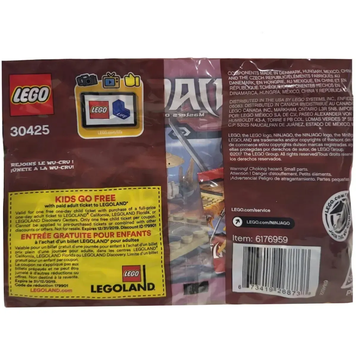 LEGO [Ninjago] - CRU Masters' Training Grounds Building Set - General Series (30425) - Image 3