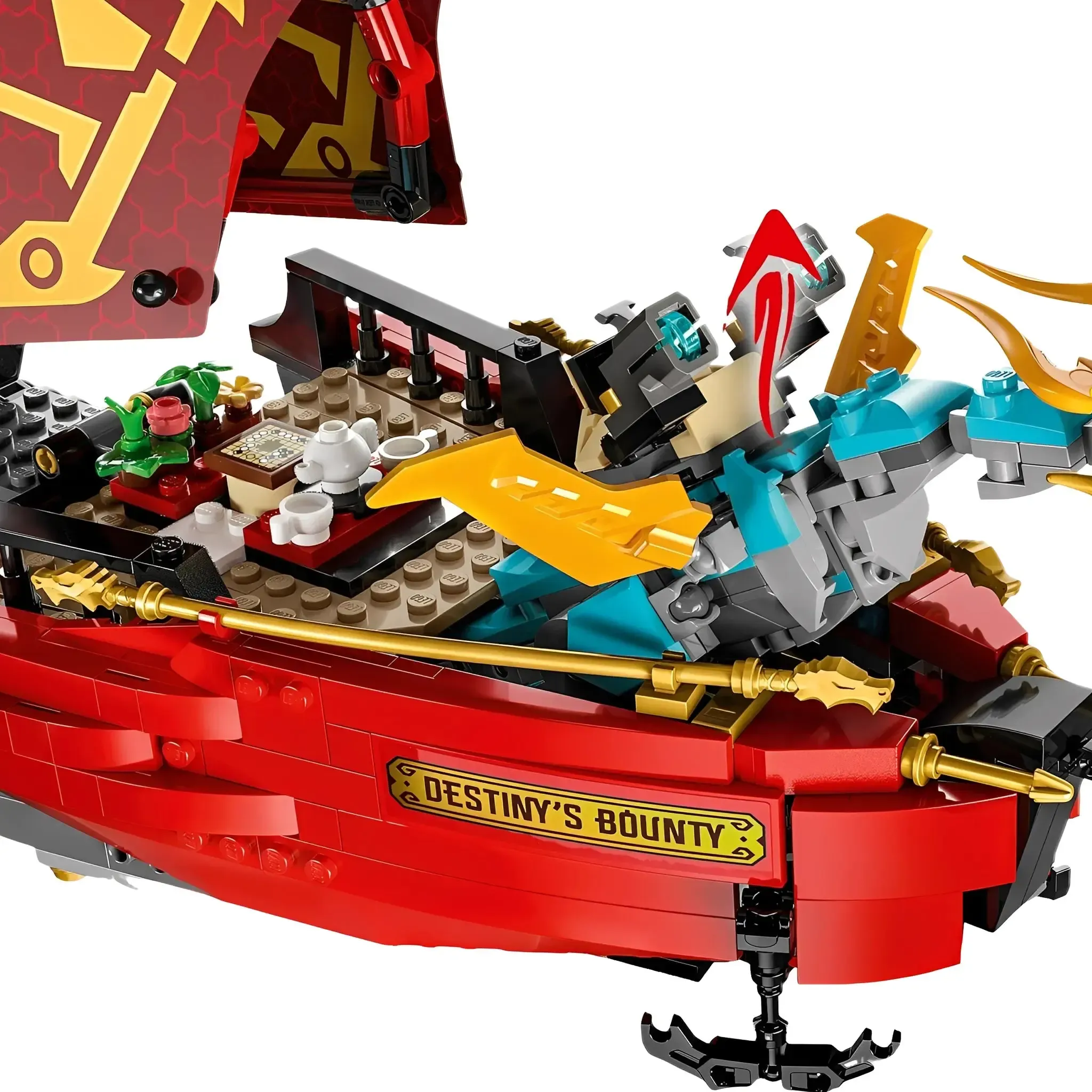 LEGO [Ninjago] - Destiny's Bounty - Race Against Time Building Set - Dragons Rising Season 1 Series (71797) - Image 10