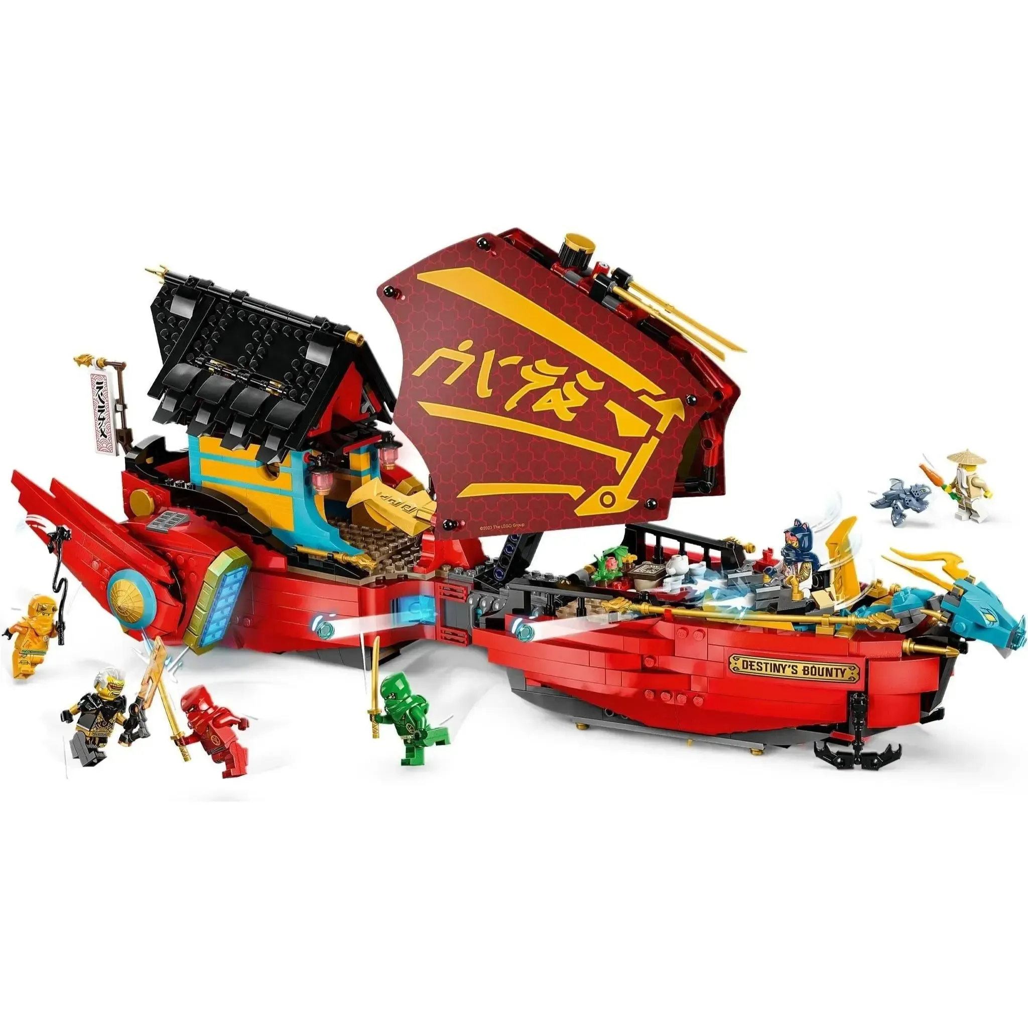 LEGO [Ninjago] - Destiny's Bounty - Race Against Time Building Set - Dragons Rising Season 1 Series (71797) - Image 4