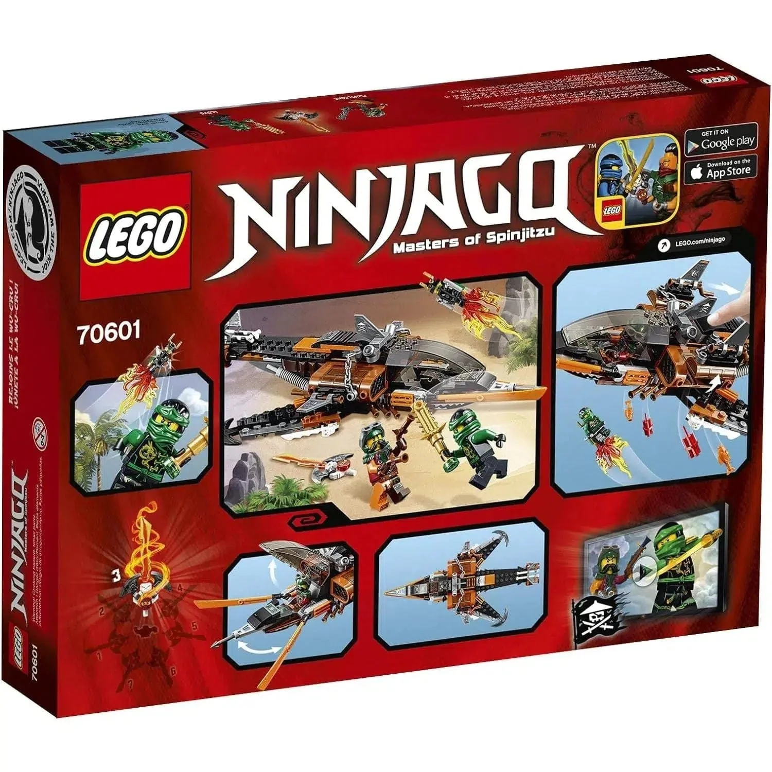LEGO [Ninjago] - Sky Shark Building Set - Skybound Series (70601) - Image 9