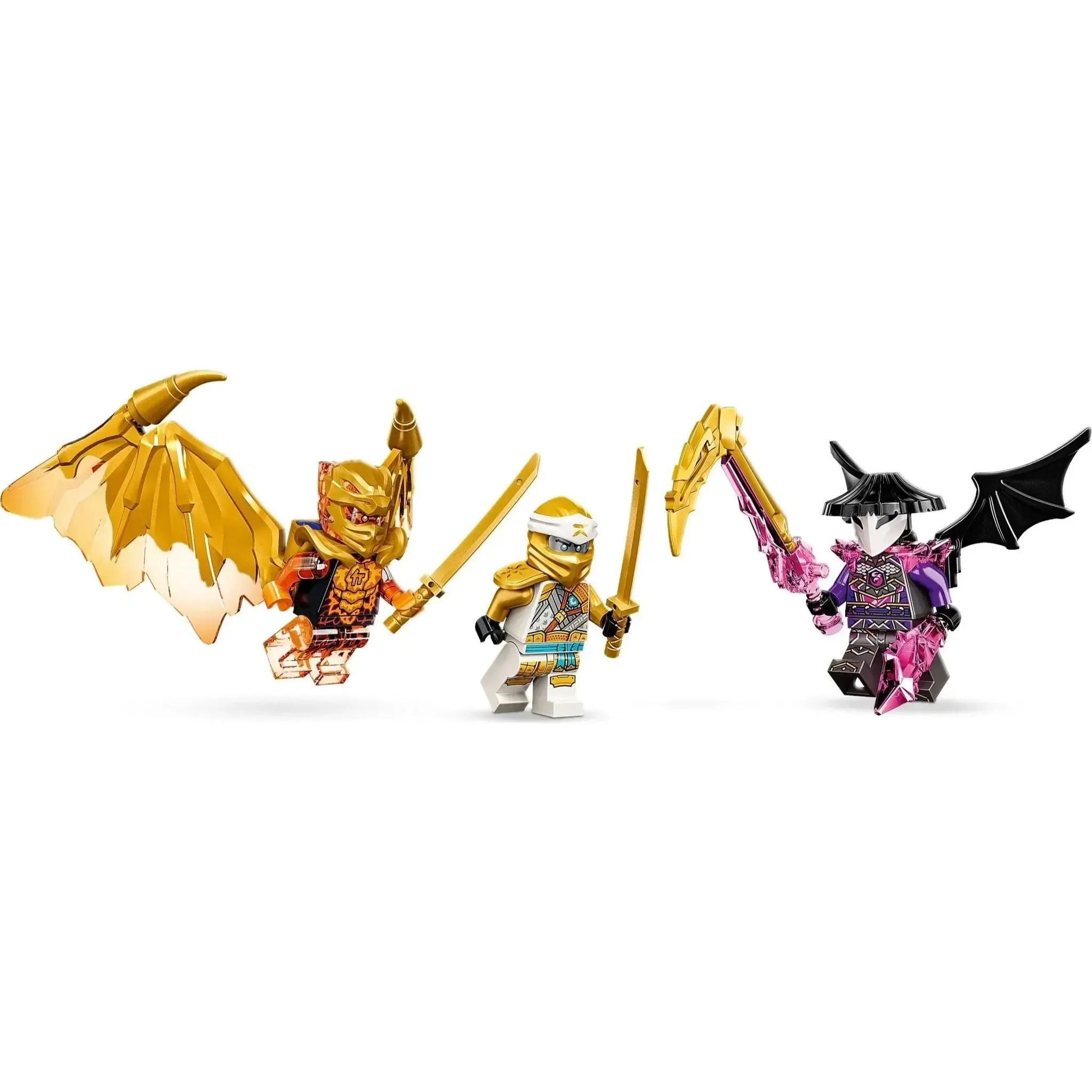 LEGO [Ninjago] - Zane's Golden Dragon Jet Building Set - Crystalized Series (71770) - Image 3