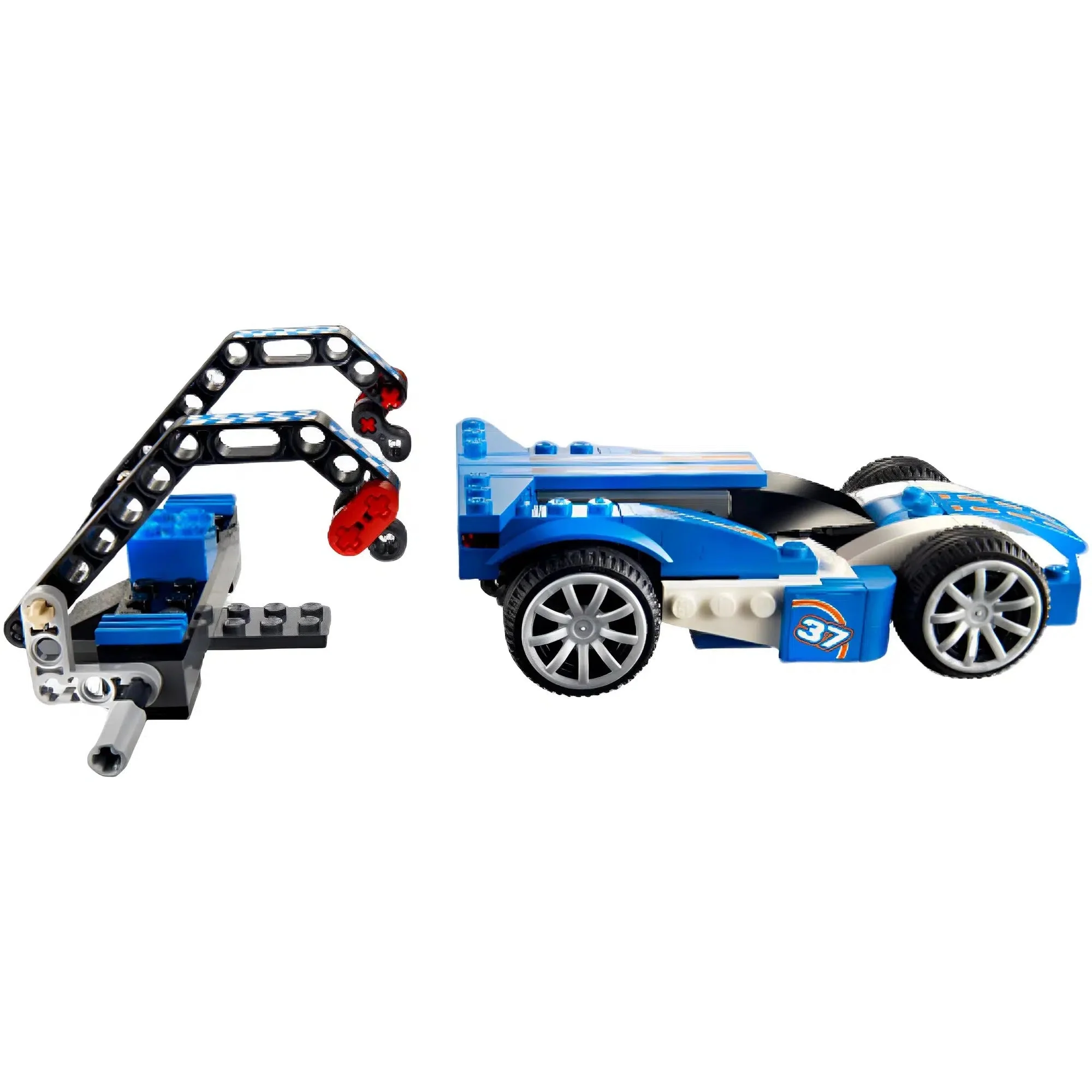 LEGO [Racers] - Blue Sprinter Building Set - Power Racers Series (8163) - Image 2