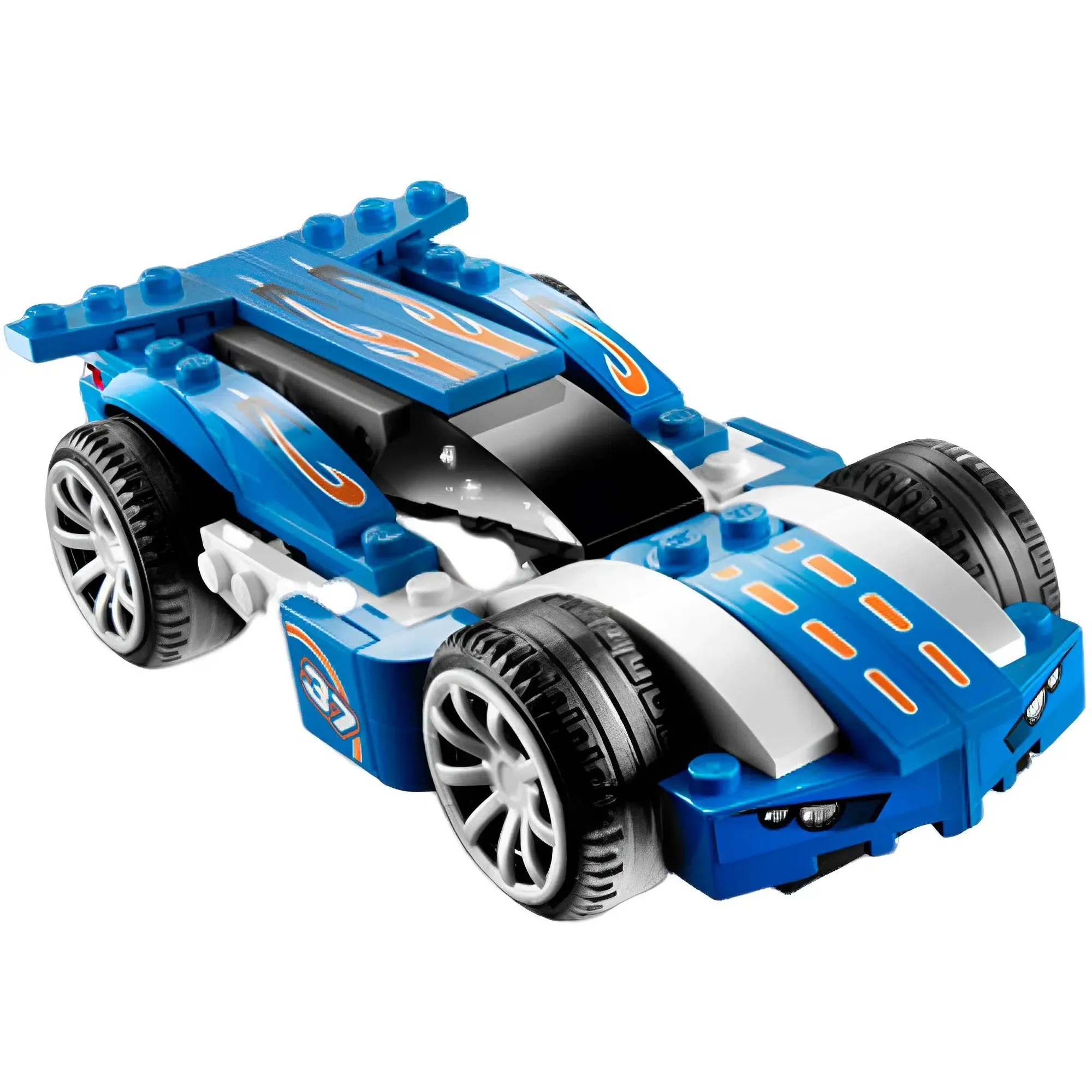 LEGO [Racers] - Blue Sprinter Building Set - Power Racers Series (8163) - Image 4