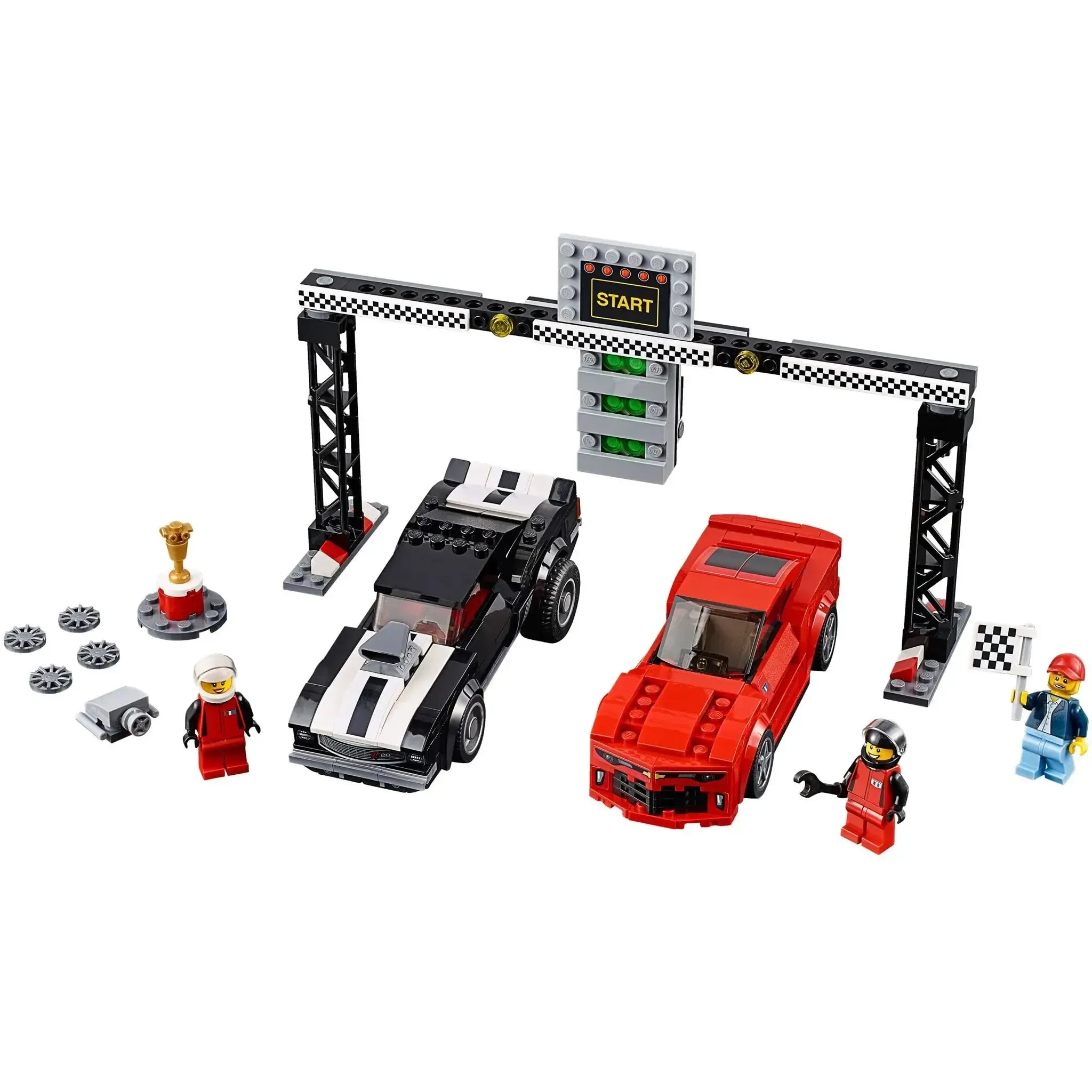 LEGO [Speed Champions] - Chevrolet Camaro Drag Race Building Set - Chevrolet Series (75874) - Image 2
