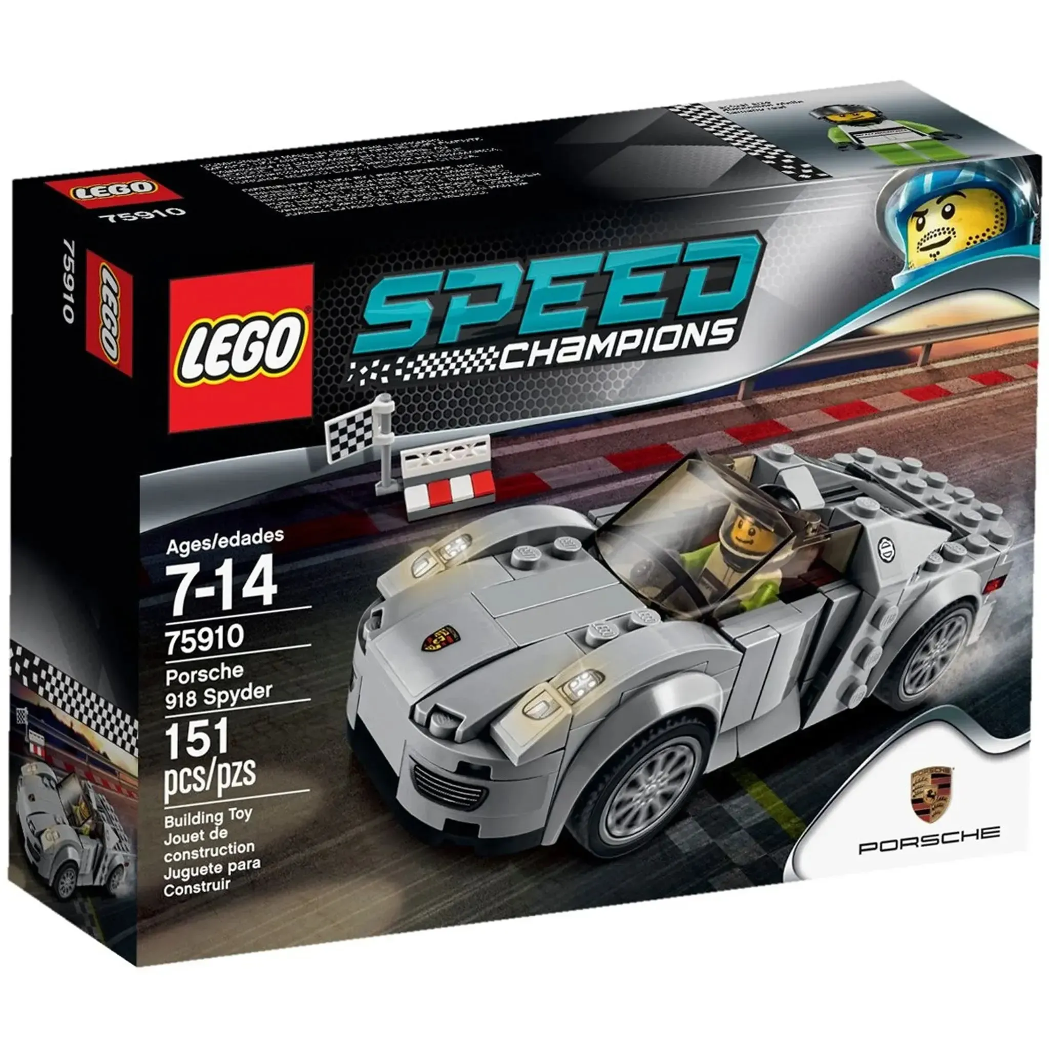 LEGO [Speed Champions] - Porsche 918 Spyder Building Set - Porsche Series (75910)