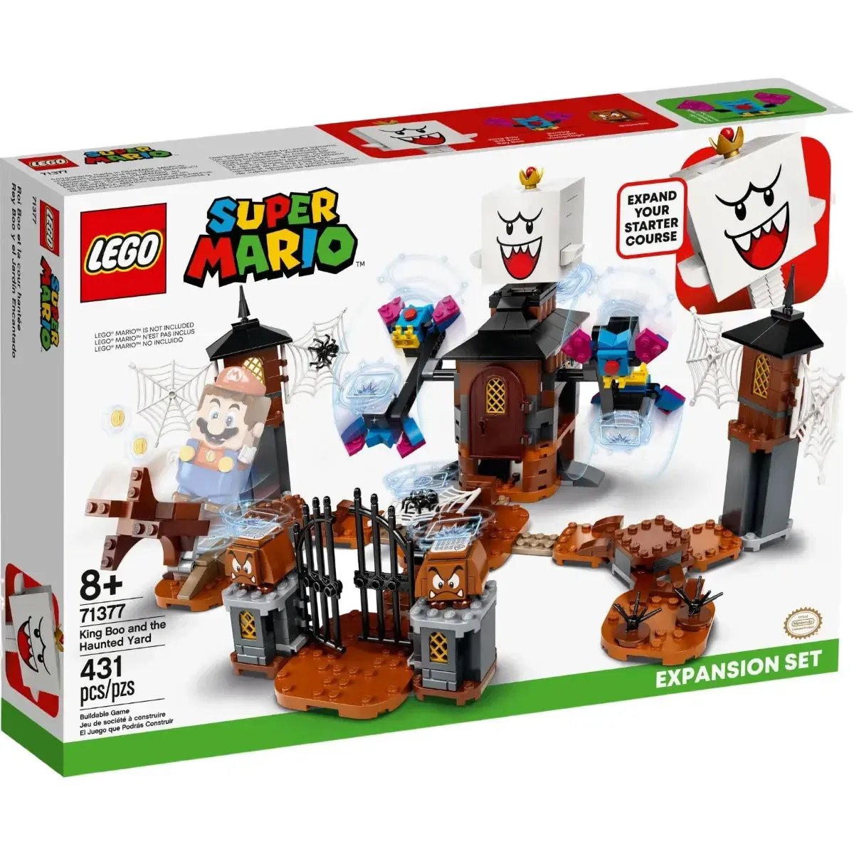 LEGO [Super Mario] - King Boo and the Haunted Yard Building Set - Expansion Set Series (71377)