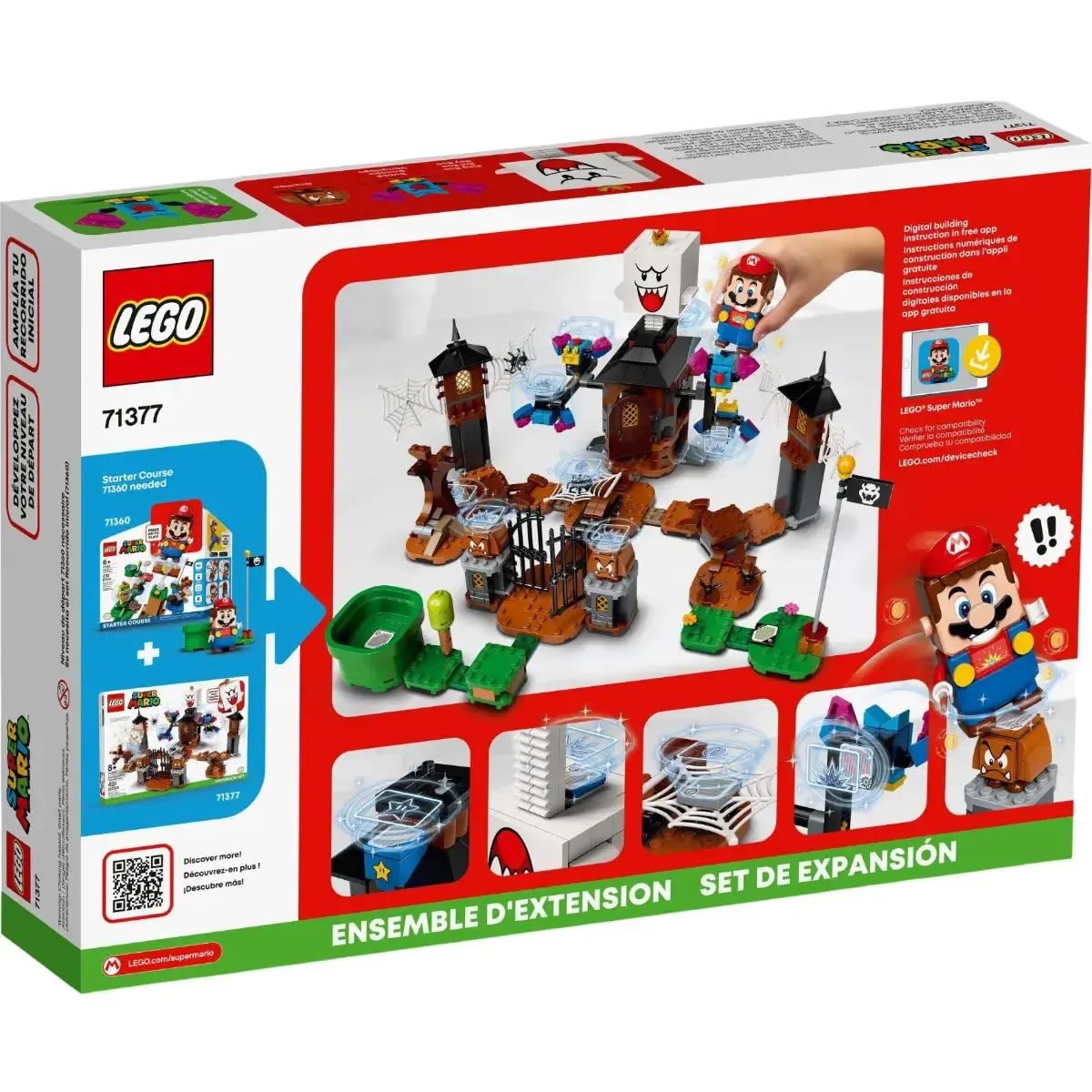 LEGO [Super Mario] - King Boo and the Haunted Yard Building Set - Expansion Set Series (71377) - Image 3