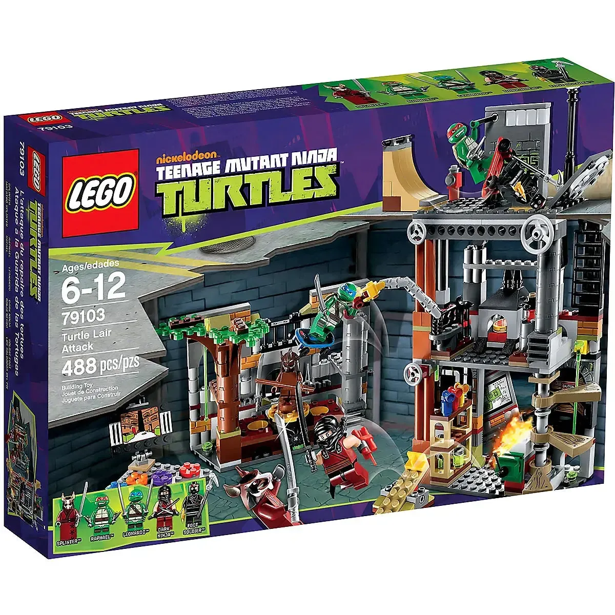 LEGO [Teenage Mutant Ninja Turtles] - Turtle Lair Attack Building Set - TV Series (79103)