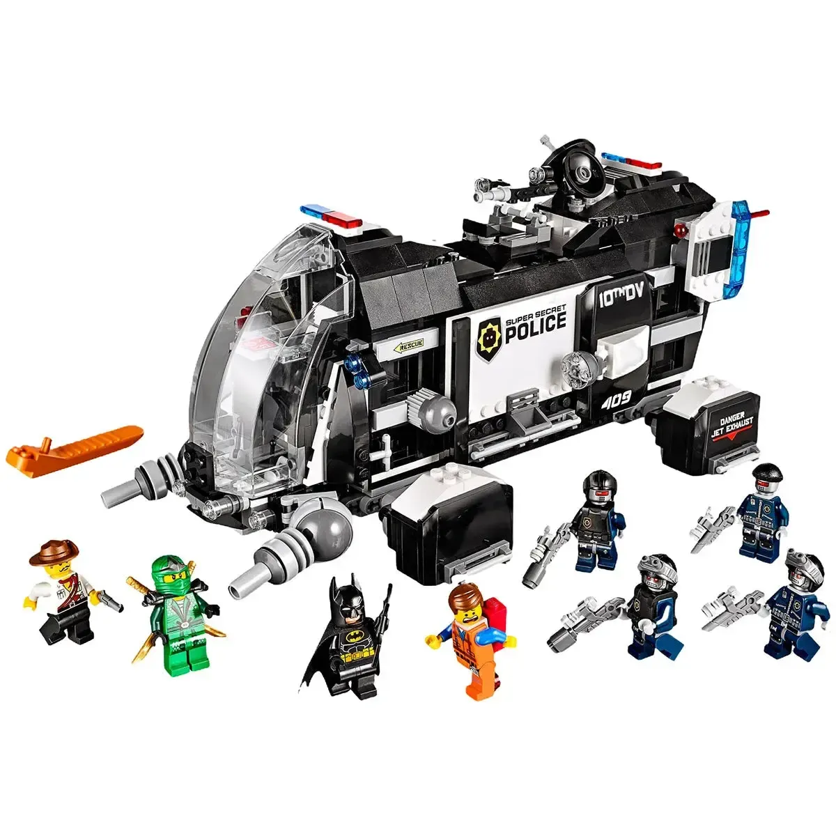 LEGO [The LEGO Movie] - Super Secret Police Dropship Building Set - Super Secret Police Series (70815) - Image 2