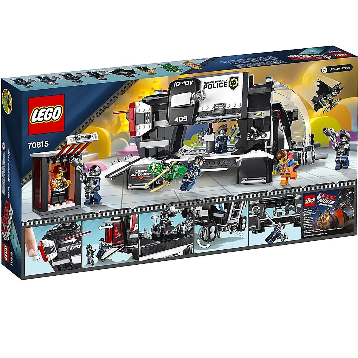 LEGO [The LEGO Movie] - Super Secret Police Dropship Building Set - Super Secret Police Series (70815) - Image 3