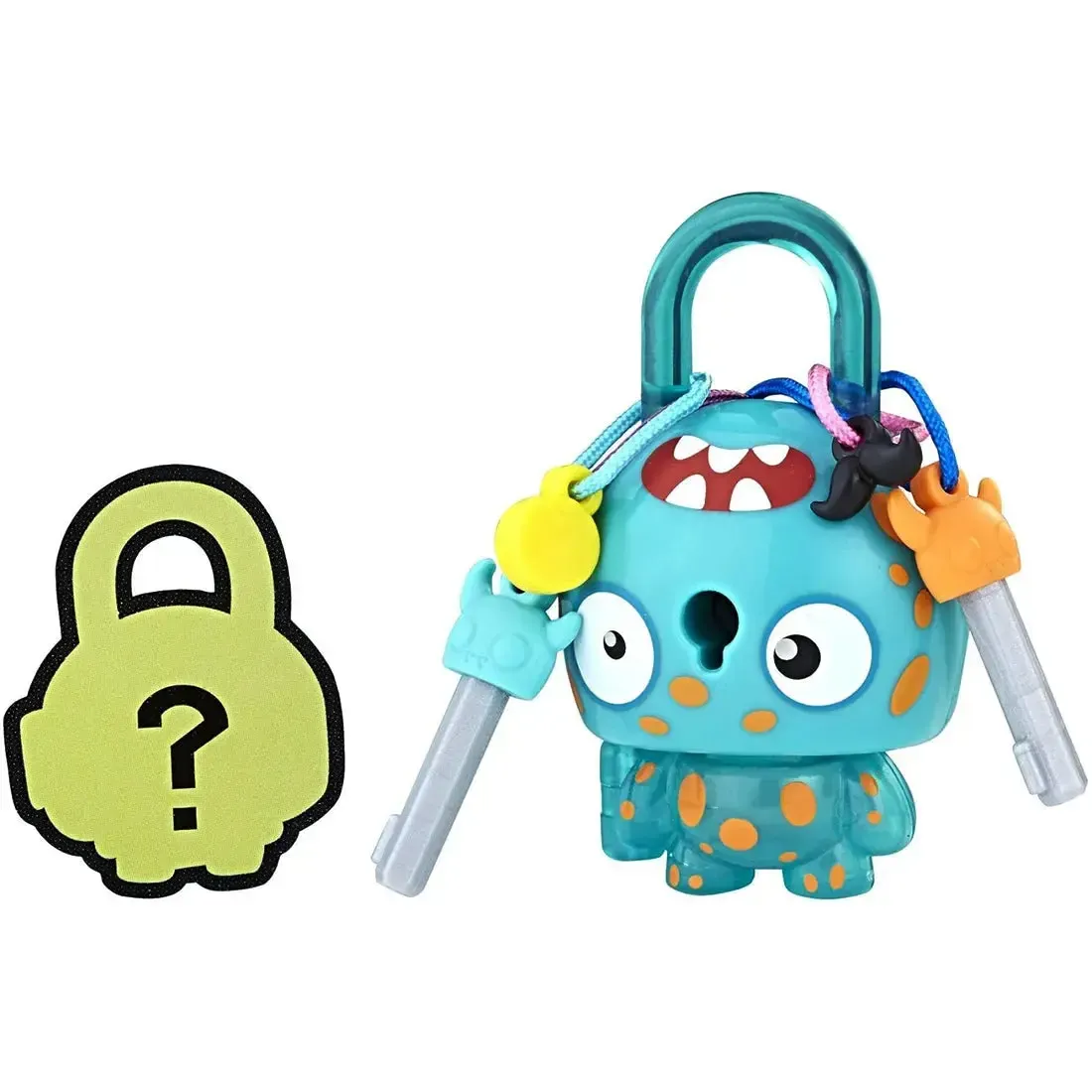 Lock Stars - Aqua Spotted Monster Toy - Hasbro - Series 2 - Image 3