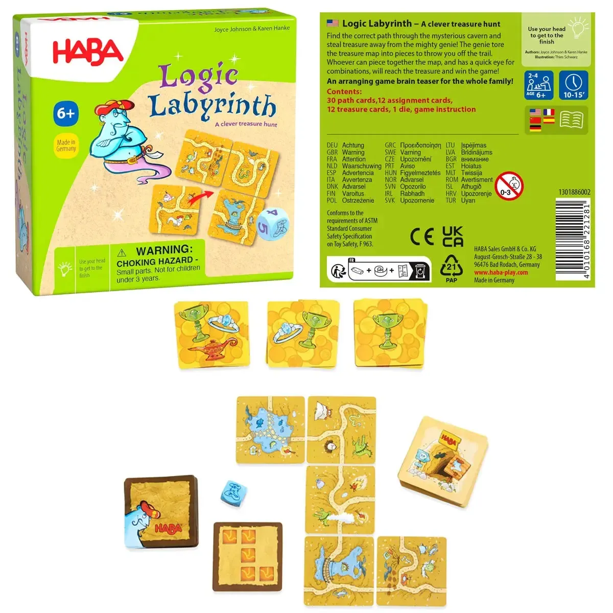 Logic Labyrinth - Treasure Hunt Game for Children (2-4 Players, Ages 6+) - HABA - Image 2