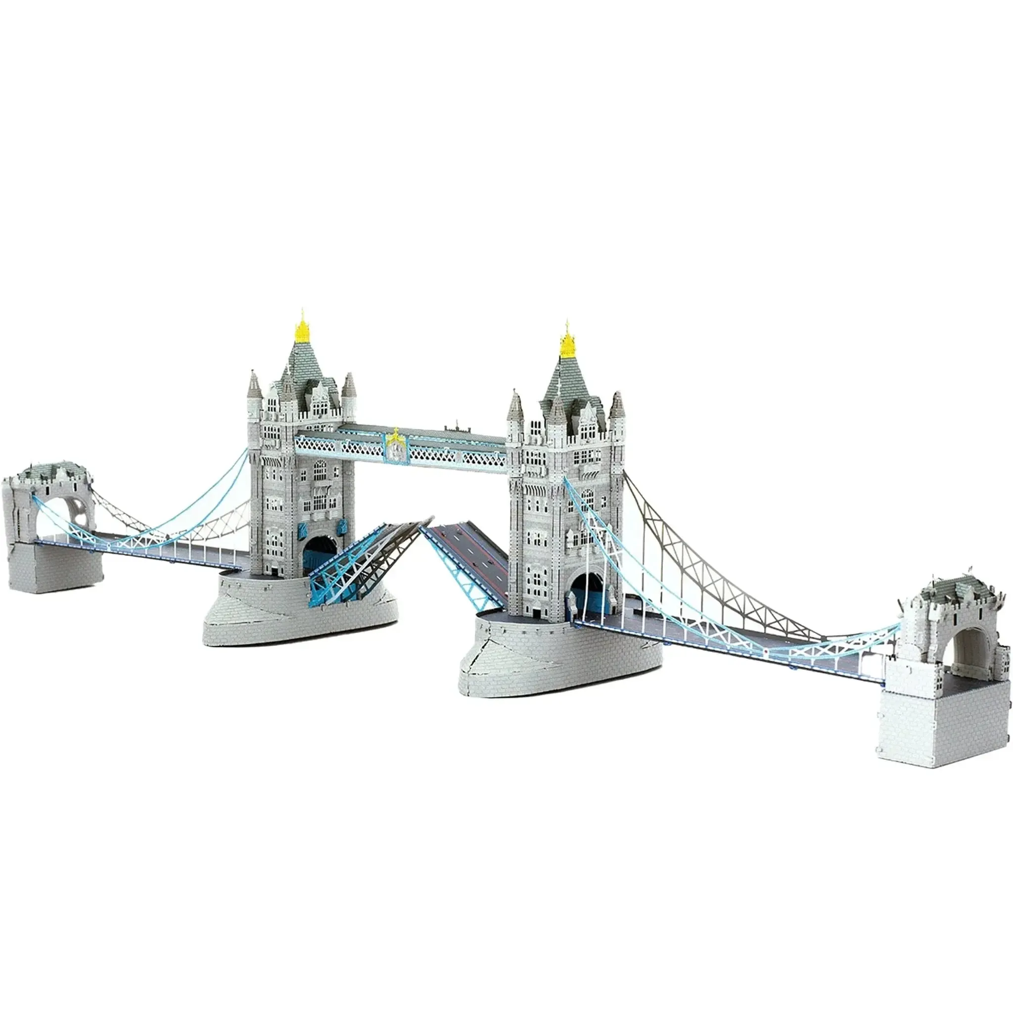 London Tower Bridge 3D Figure Model Kit (1:739 Scale, Steel, Moderate Difficulty) - Fascinations - Metal Earth Premium Series - (2023) - Image 4