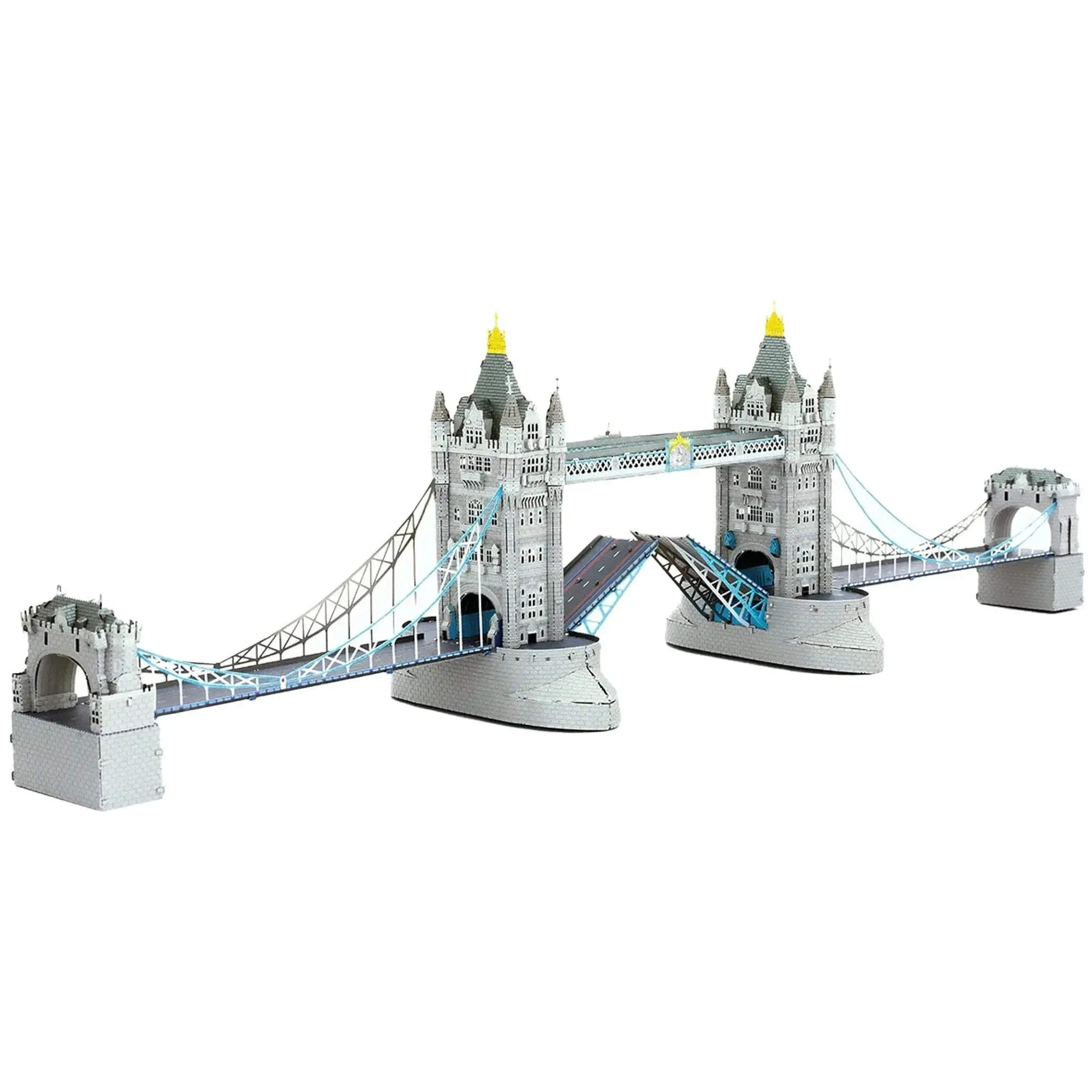 London Tower Bridge 3D Figure Model Kit (1:739 Scale, Steel, Moderate Difficulty) - Fascinations - Metal Earth Premium Series - (2023) - Image 5