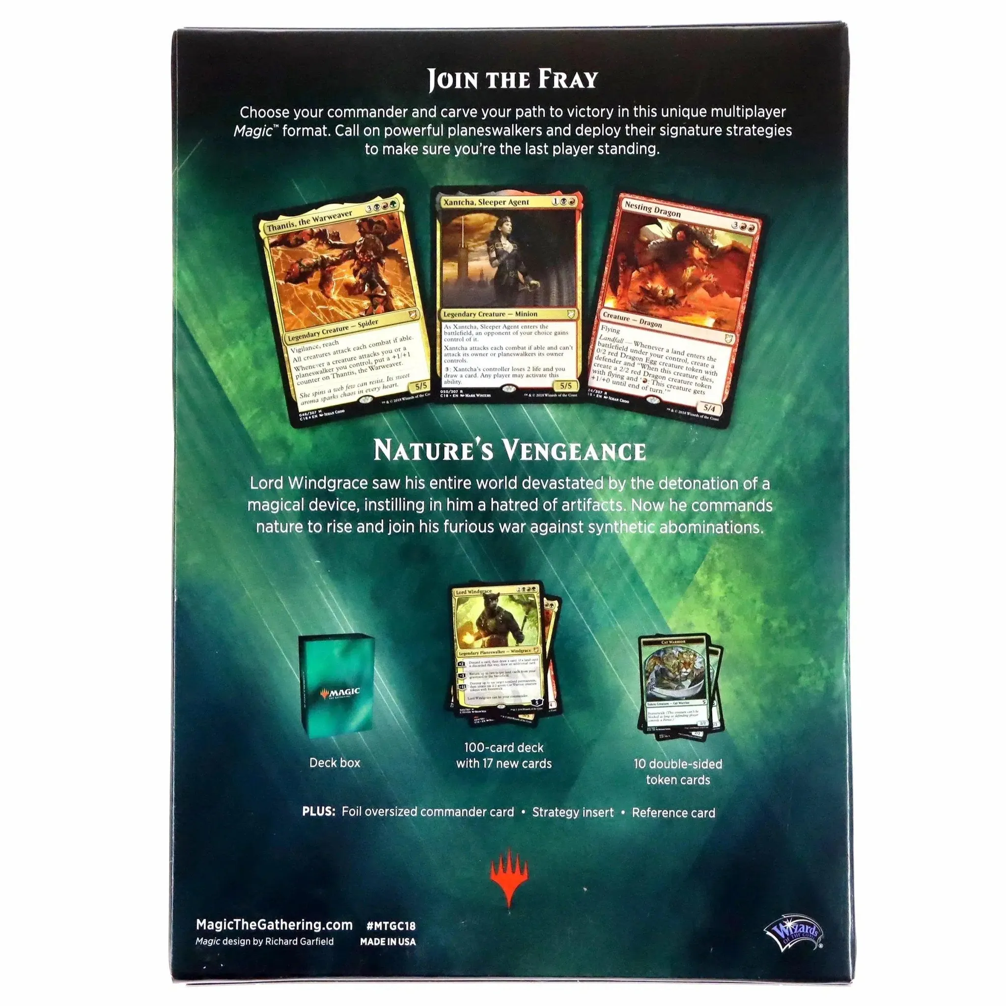 Magic: The Gathering [Commander 2018] - Nature's Vengeance Commander Deck - Image 2