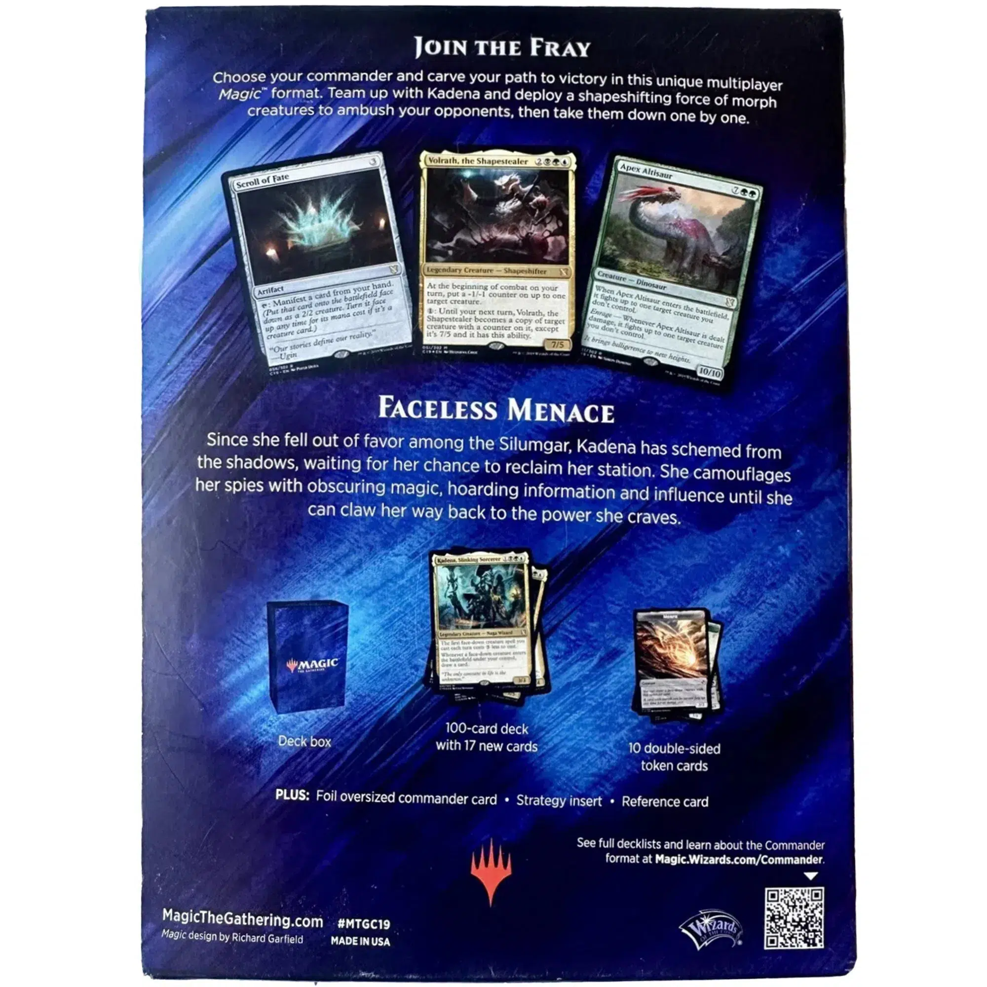 Magic: The Gathering [Commander 2019] - Faceless Menace Commander Deck - Image 2