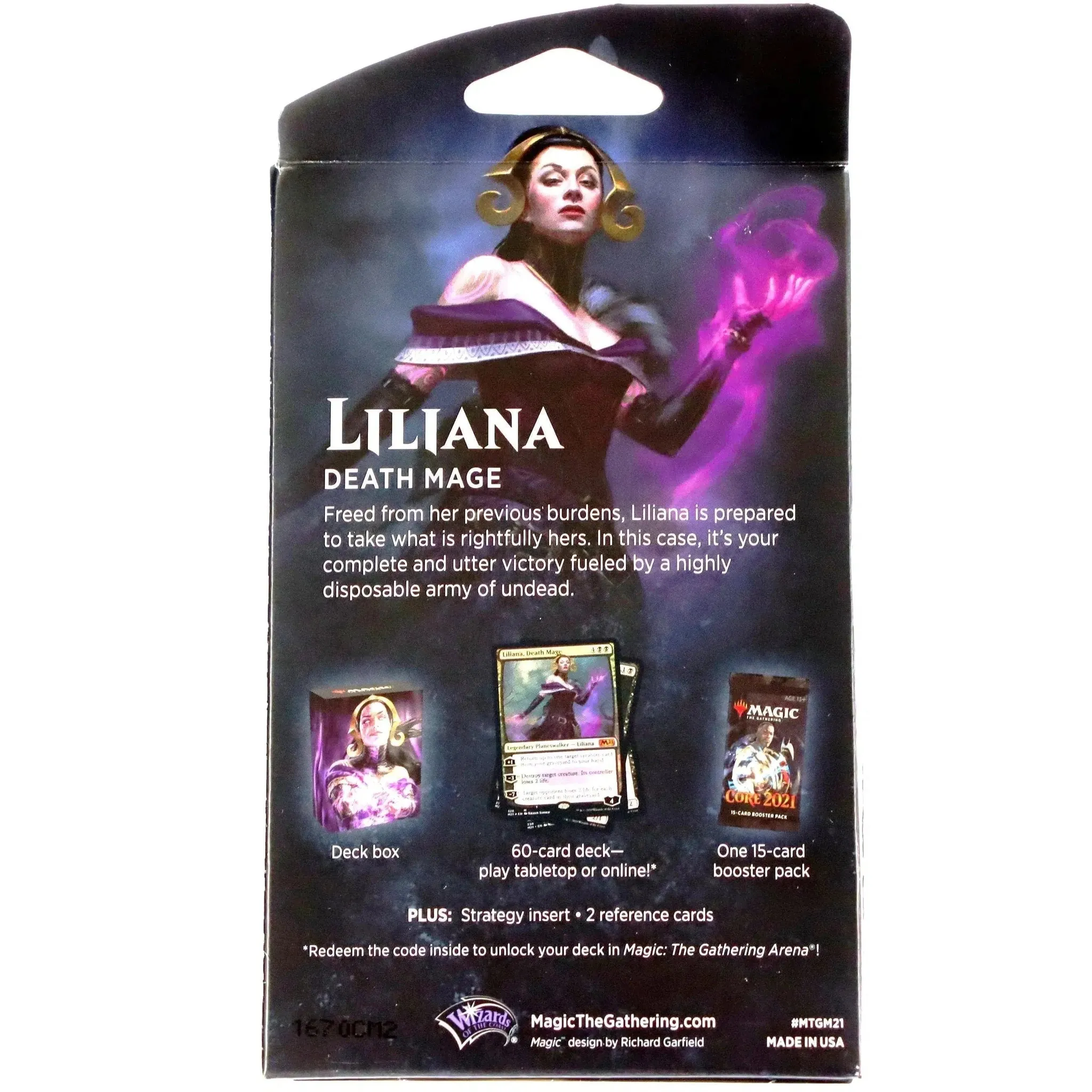 Magic: The Gathering [Core 2021] - Liliana, Death Mage Planeswalker Deck - Image 2
