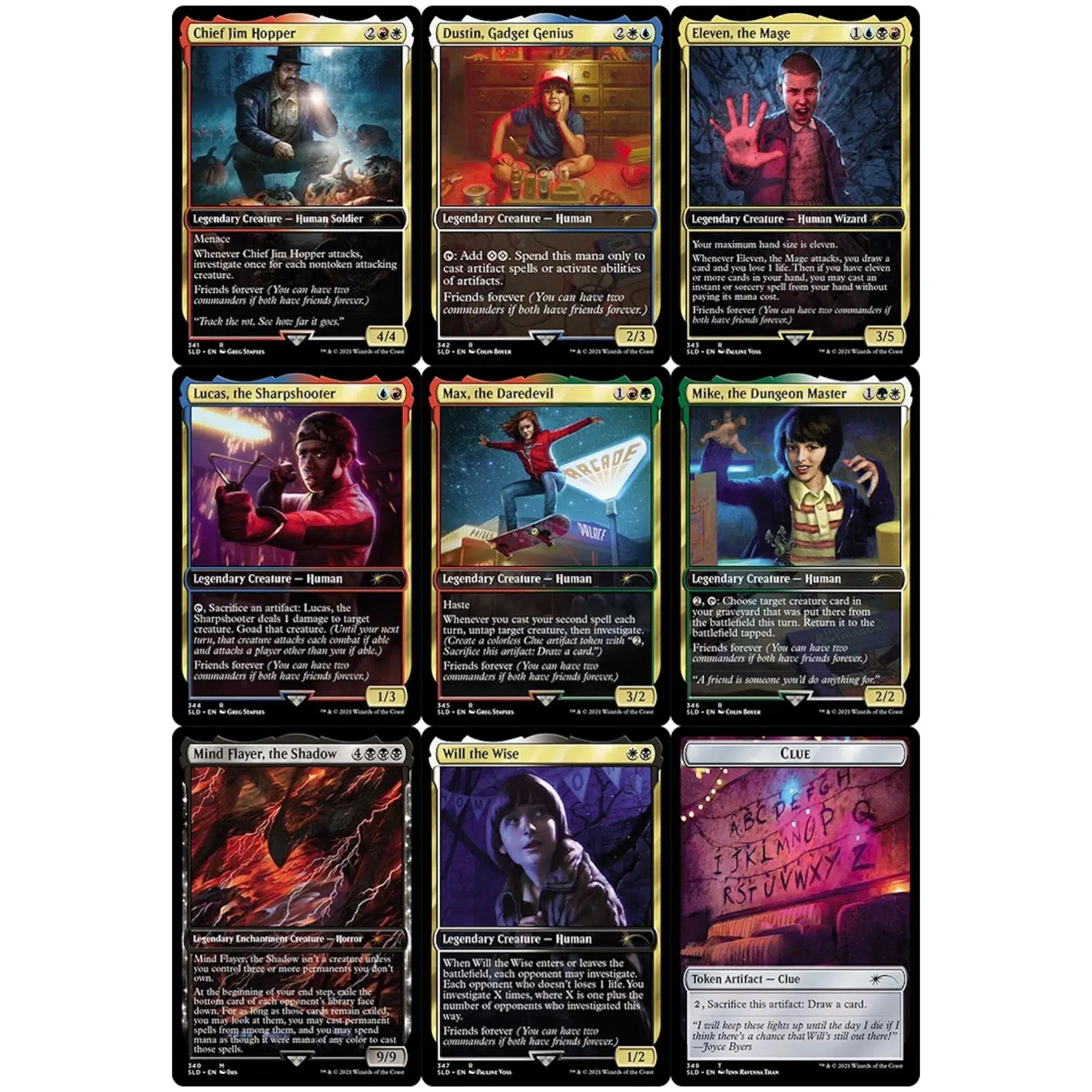 Magic: The Gathering [Secret Lair x Stranger Things] - Alternative Art Card Set (Foil Edition) - Wizards of the Coast - Secret Lair Drop Series - Image 3