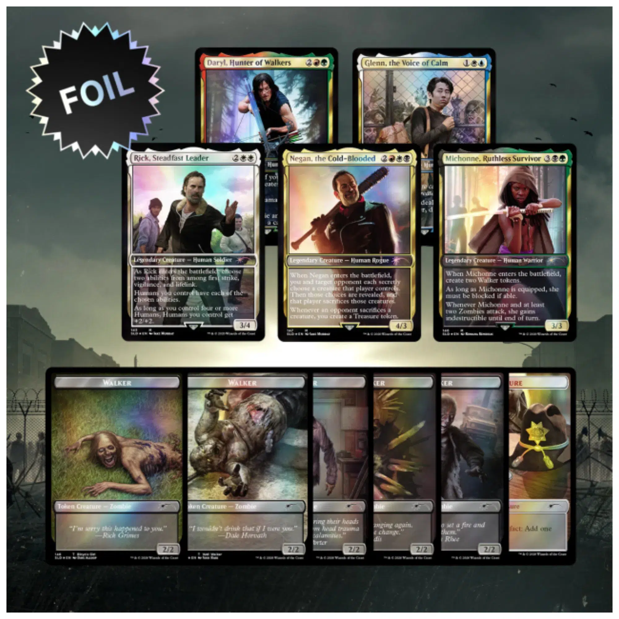 Magic: The Gathering [Secret Lair x The Walking Dead] - Alternative Art Card Set - Wizards of the Coast - Secret Lair Drop Series - Image 2