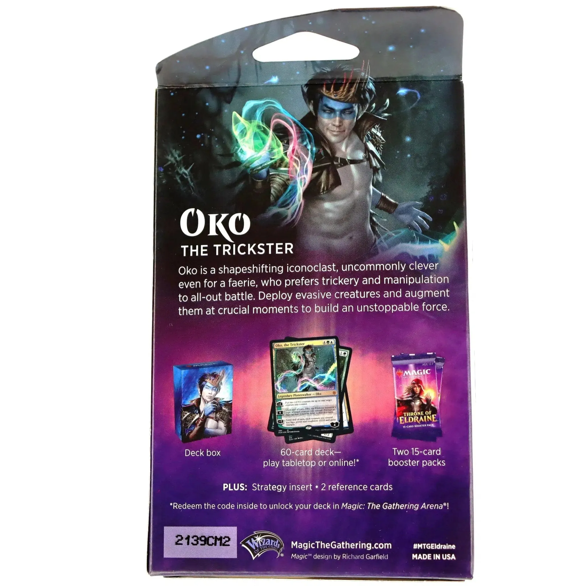 Magic: The Gathering [Throne of Eldraine] - Oko, the Trickster Planeswalker Deck - Image 2
