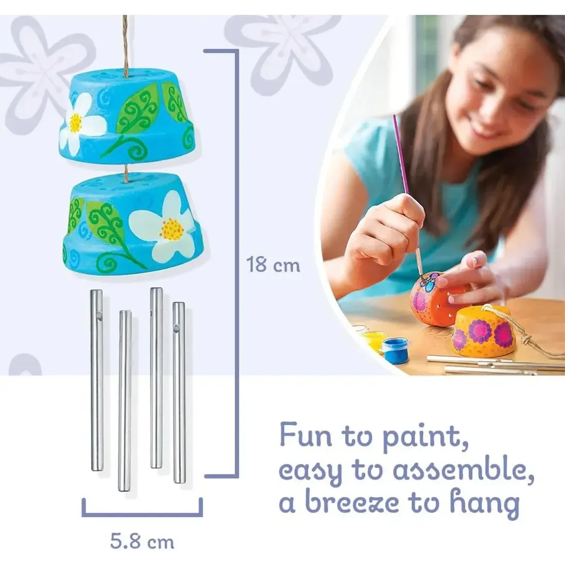 Make a Wind Chime - Arts & Craft Toy Kit - 4M - Image 3