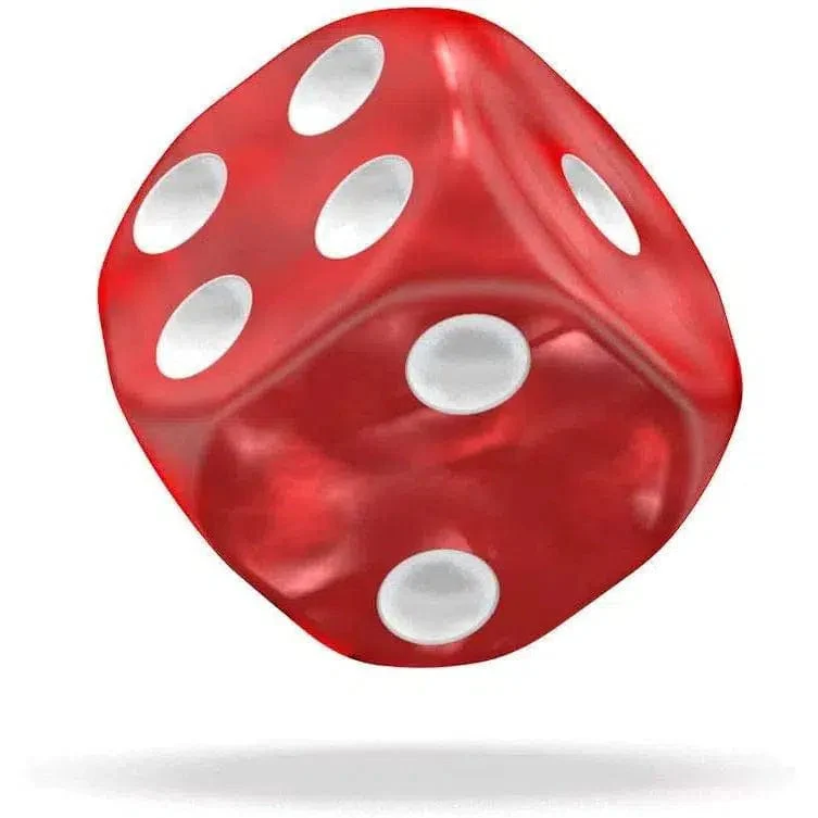 Marble Red D6 Dice Set (36 Dice, 12mm) - Oakie Doakie Dice - Image 4