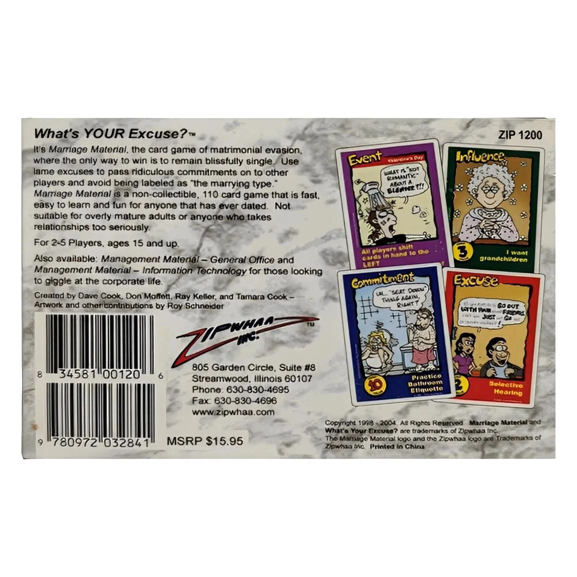 Marriage Material - The Card Game of Matrimonial Evasion - Zipwhaa - Image 5