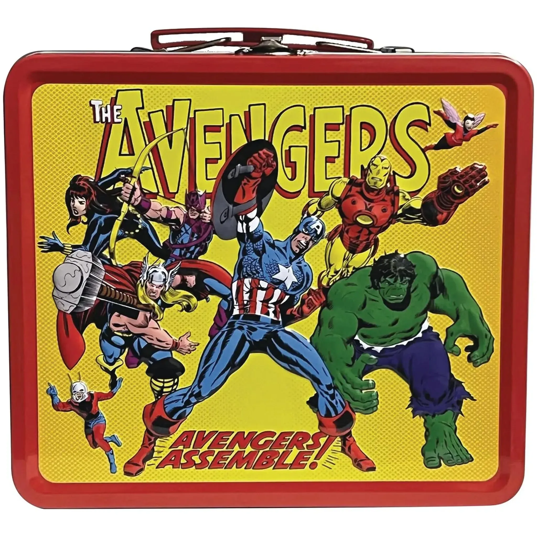 Marvel - "Avengers Assemble!" Retro Lunchbox & Beverage Container Set (Limited Edition: 1 of 2,500) - Surreal Entertainment - Tin Titans Series, PREVIEWS Exclusive - Image 2