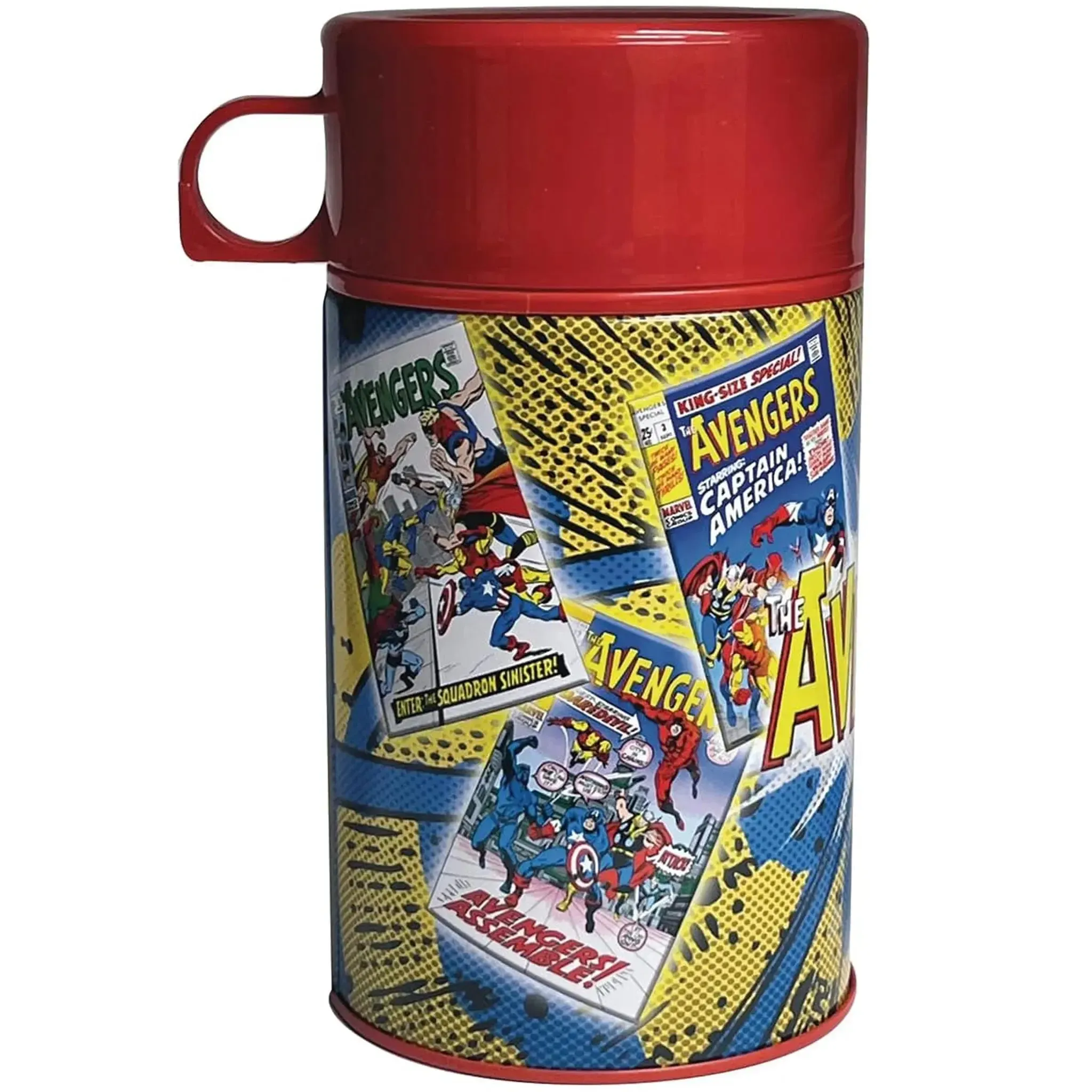 Marvel - "Avengers Assemble!" Retro Lunchbox & Beverage Container Set (Limited Edition: 1 of 2,500) - Surreal Entertainment - Tin Titans Series, PREVIEWS Exclusive - Image 3