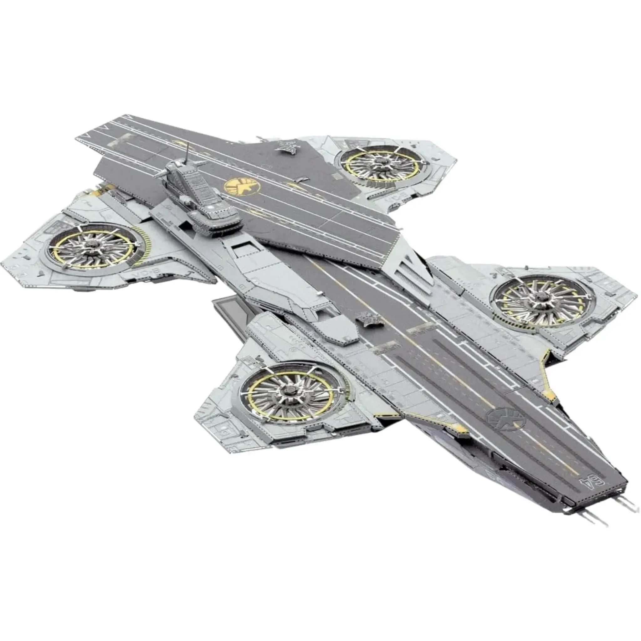 Marvel [Avengers: The Infinity Saga] - Helicarrier Vehicle 3D Figure Model Kit (Steel, Hard Difficulty) - Fascinations - Metal Earth Premium Series - (2024) - Image 2