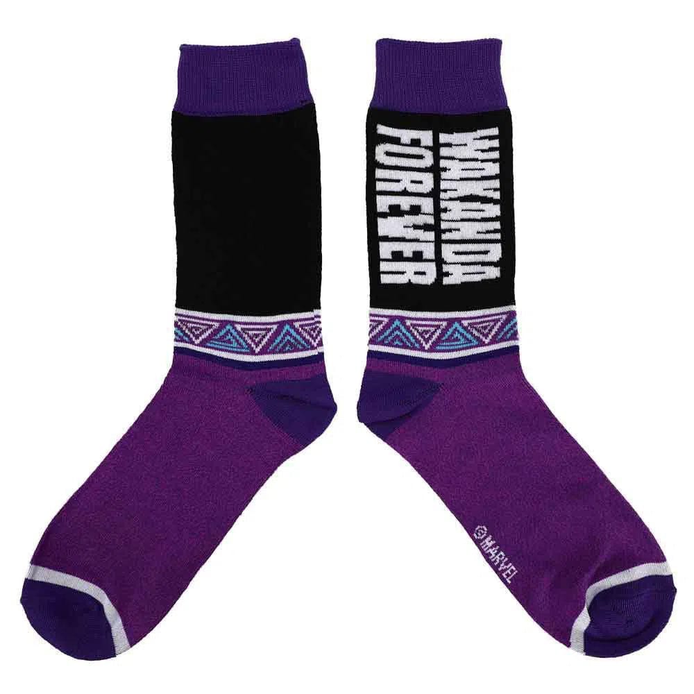 Marvel: Black Panther - Wakanda Forever Crew Socks (5 Pairs) - Bioworld - Image 5