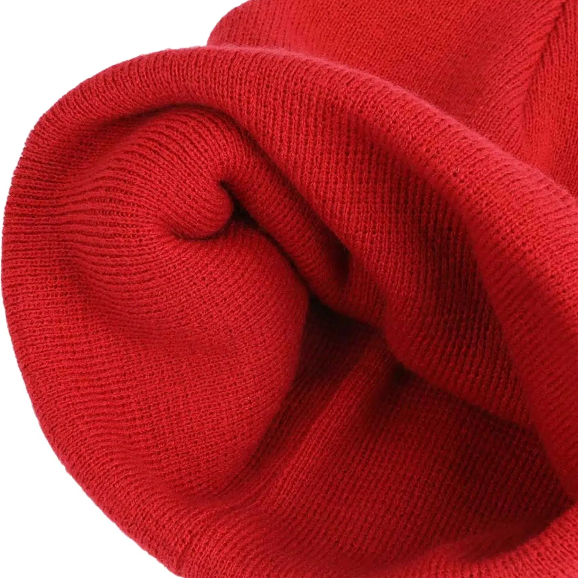 Marvel - Black & White Logo Red Cuff Beanie Hat - Bioworld - Image 4