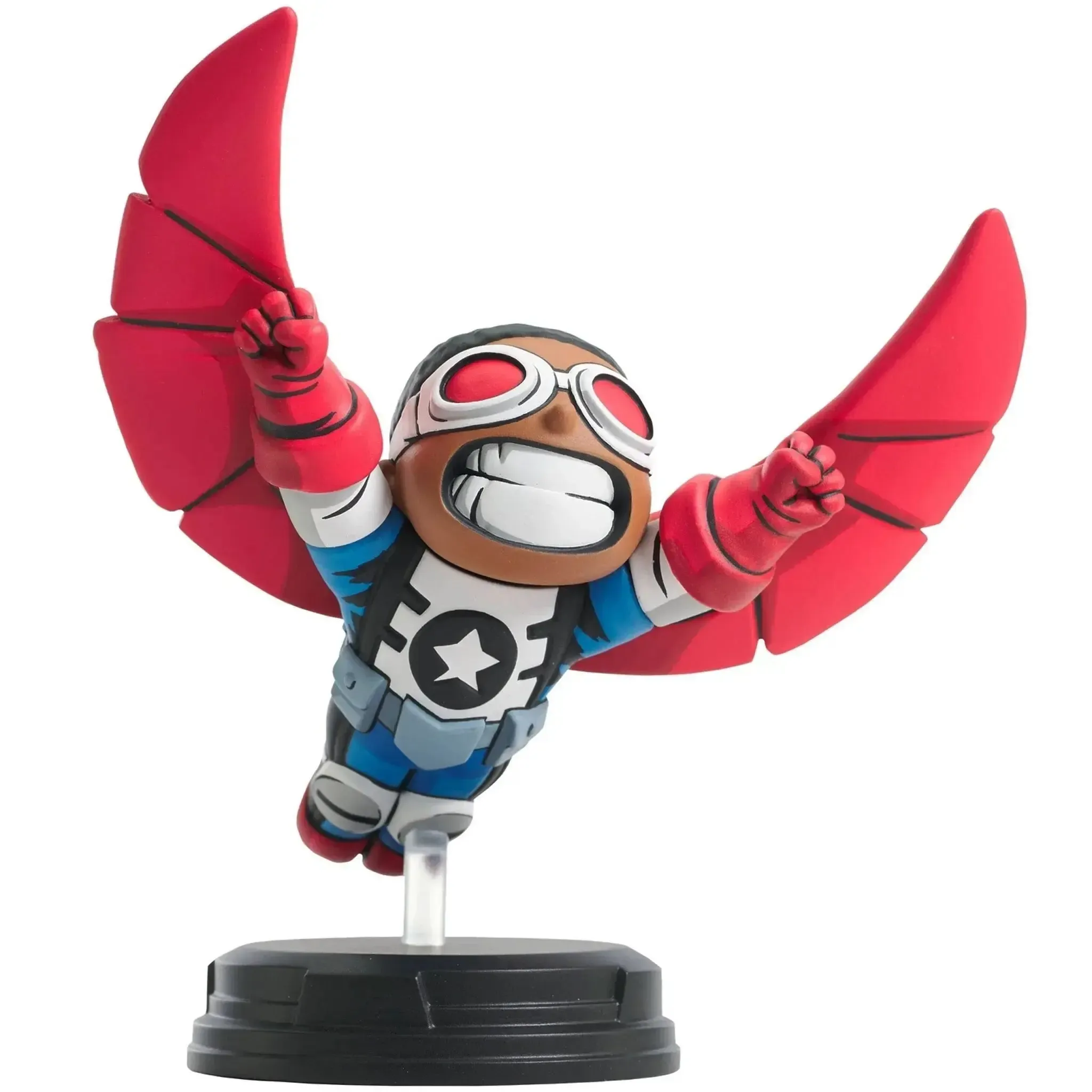 Marvel - Captain America (Sam Wilson) Animated-Style Statue Figure (5", Limited Edition) - Diamond Select Toys [Gentle Giant Ltd.] - (2024) - Image 2