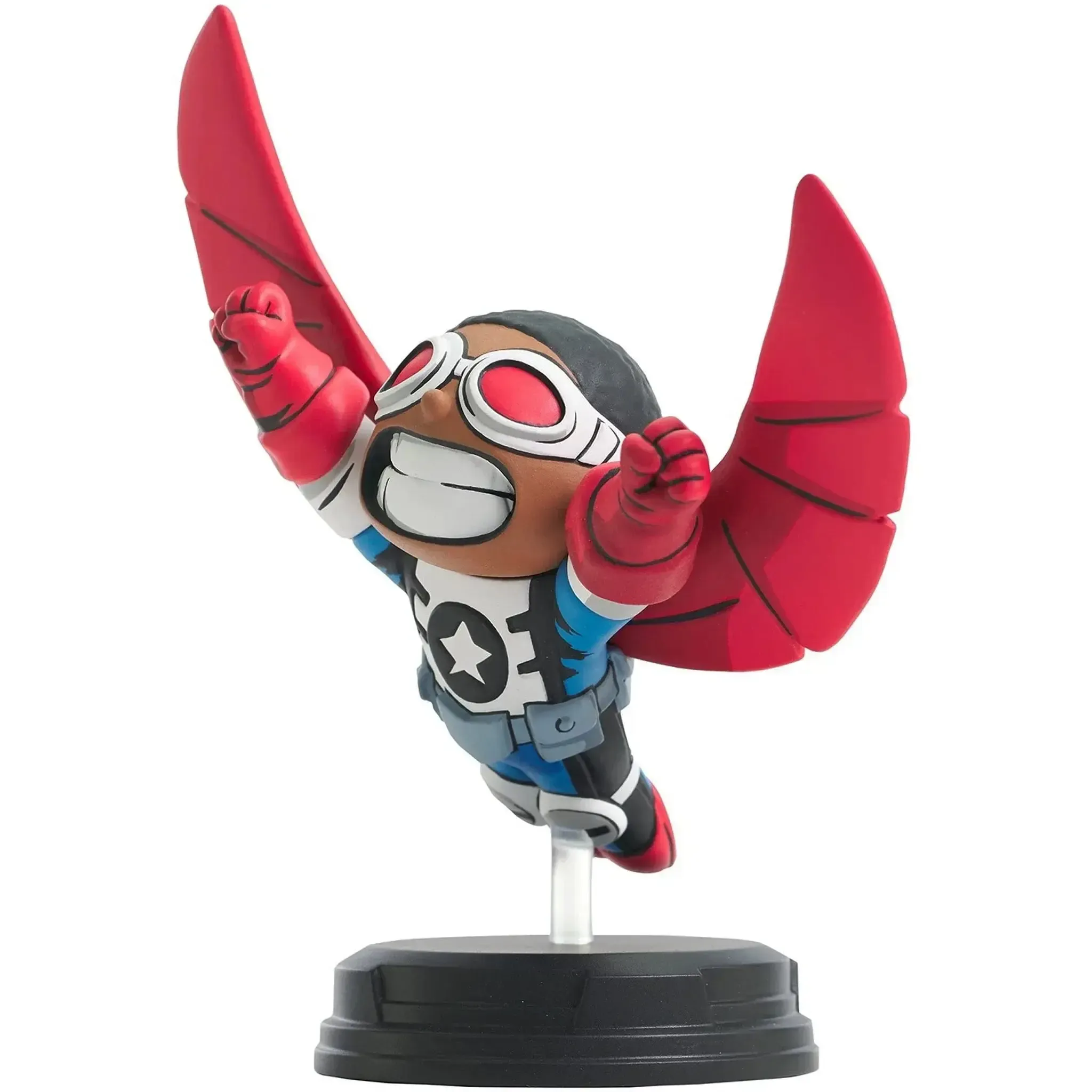 Marvel - Captain America (Sam Wilson) Animated-Style Statue Figure (5", Limited Edition) - Diamond Select Toys [Gentle Giant Ltd.] - (2024) - Image 4