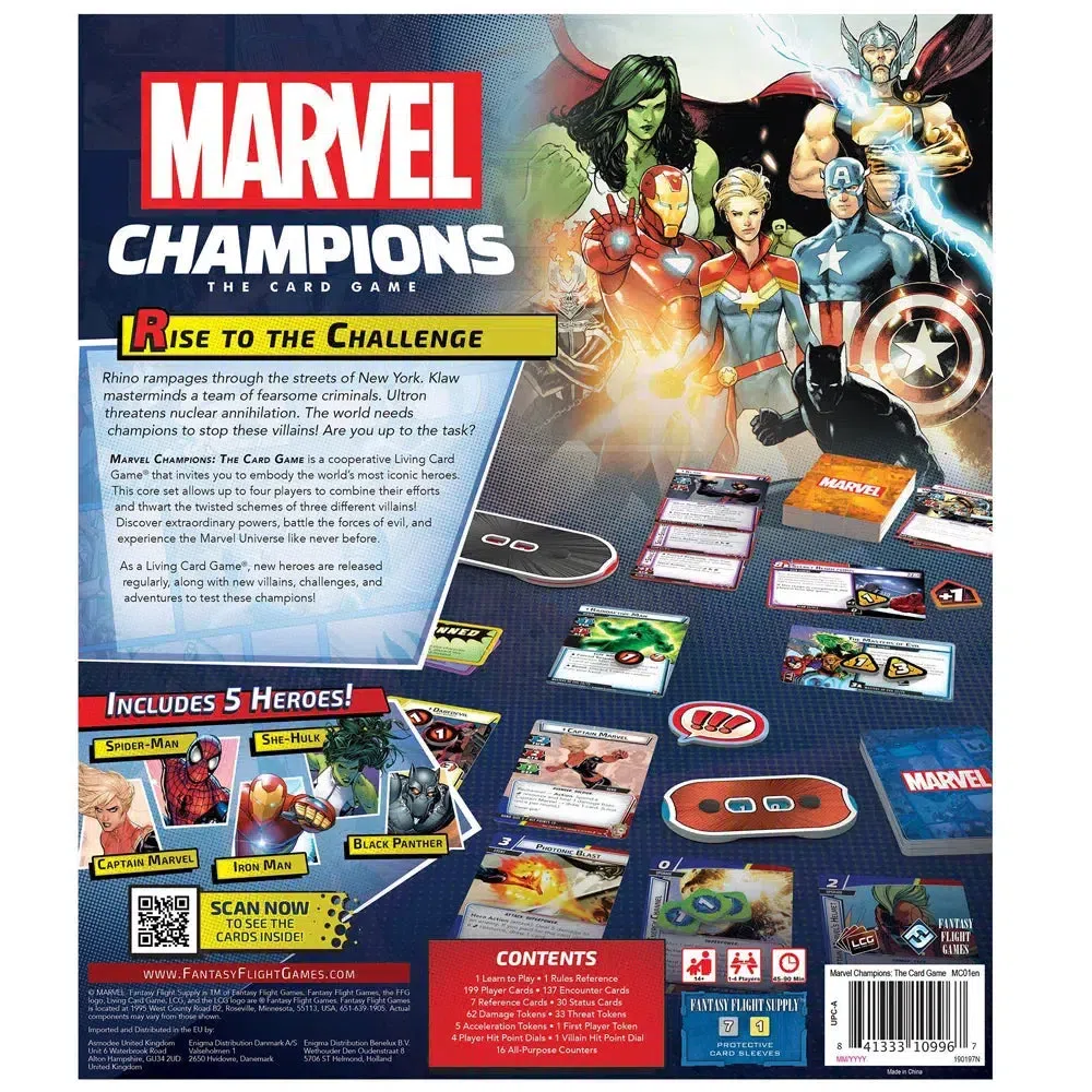 Marvel Champions: The Card Game - Deck-Building Superheroes Card Game for Family, and Adults (1-4 Players, Ages 14+) - Fantasy Flight Games - Image 3