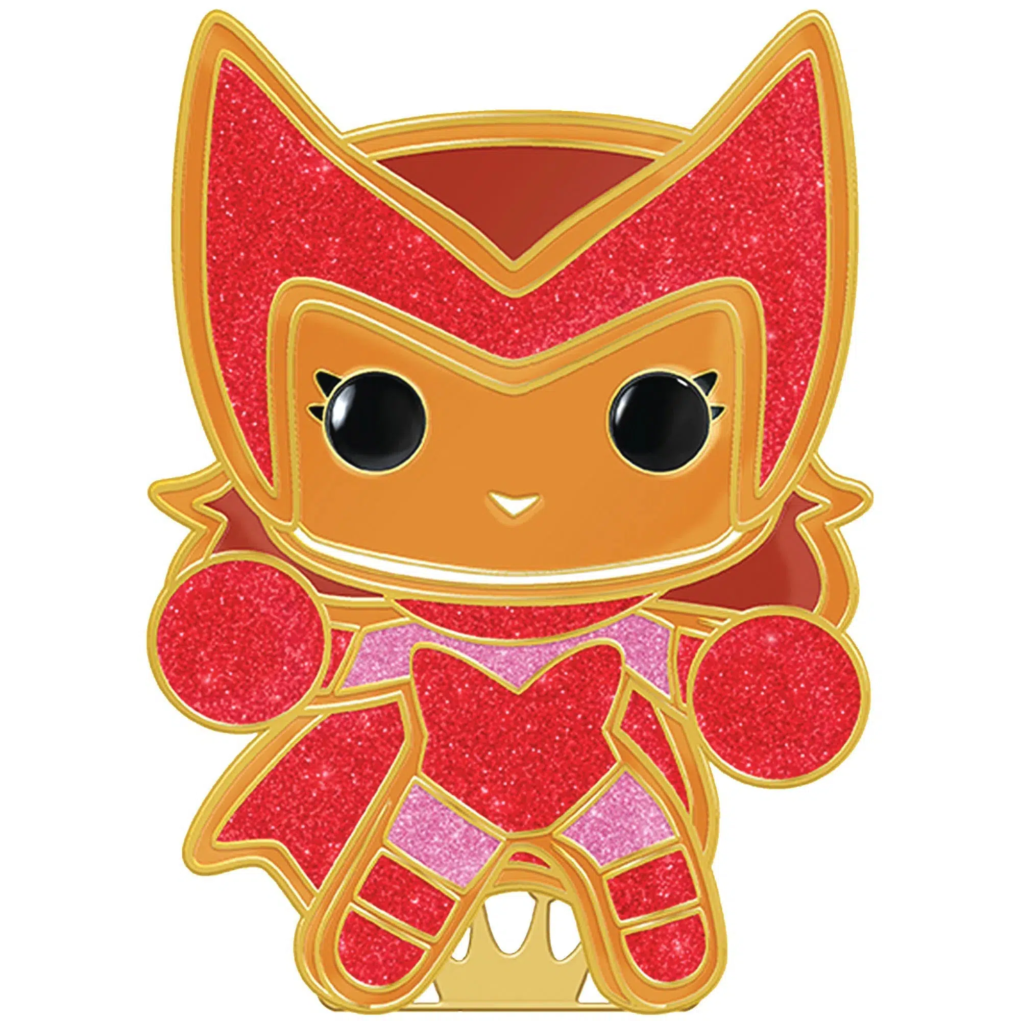 Marvel - Christmas Gingerbread Scarlet Witch Pin Badge with Stand (Enamel) - Funko - Pop! Pin Series (35) - Image 2