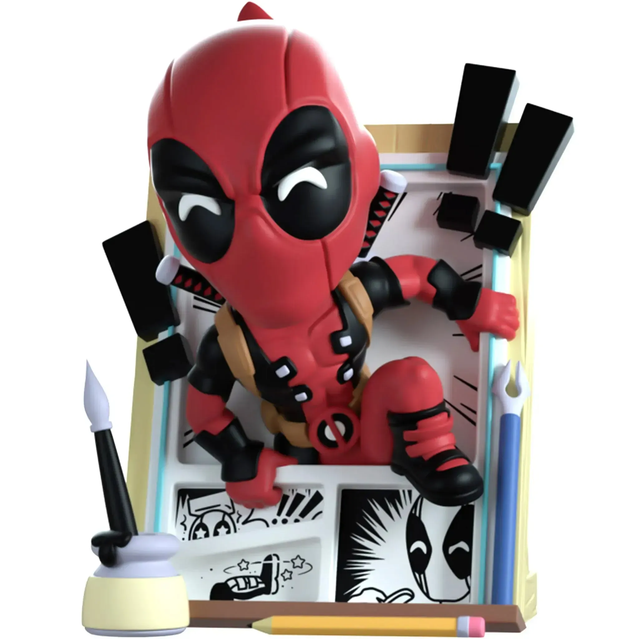 Marvel Comics - Deadpool Figure (4.25", Vinyl) - Youtooz - Marvel Comics Series (#1) - (2024) - Image 2