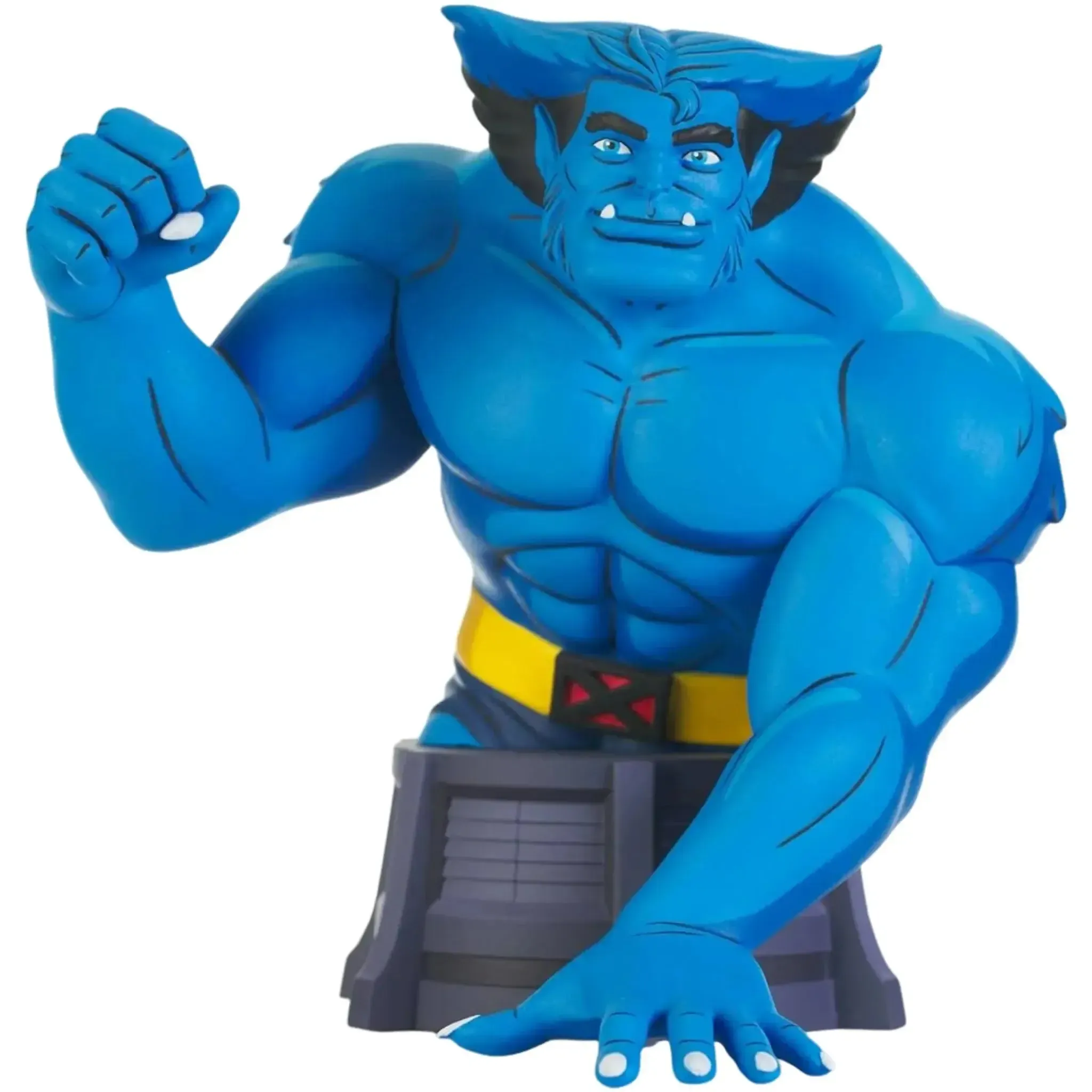 Marvel Comics [X-Men: The Animated Series] - Beast Bust Statue Figure (6", Limited Edition: 1 of 3,000) - Diamond Select Toys - (2022) - Image 2