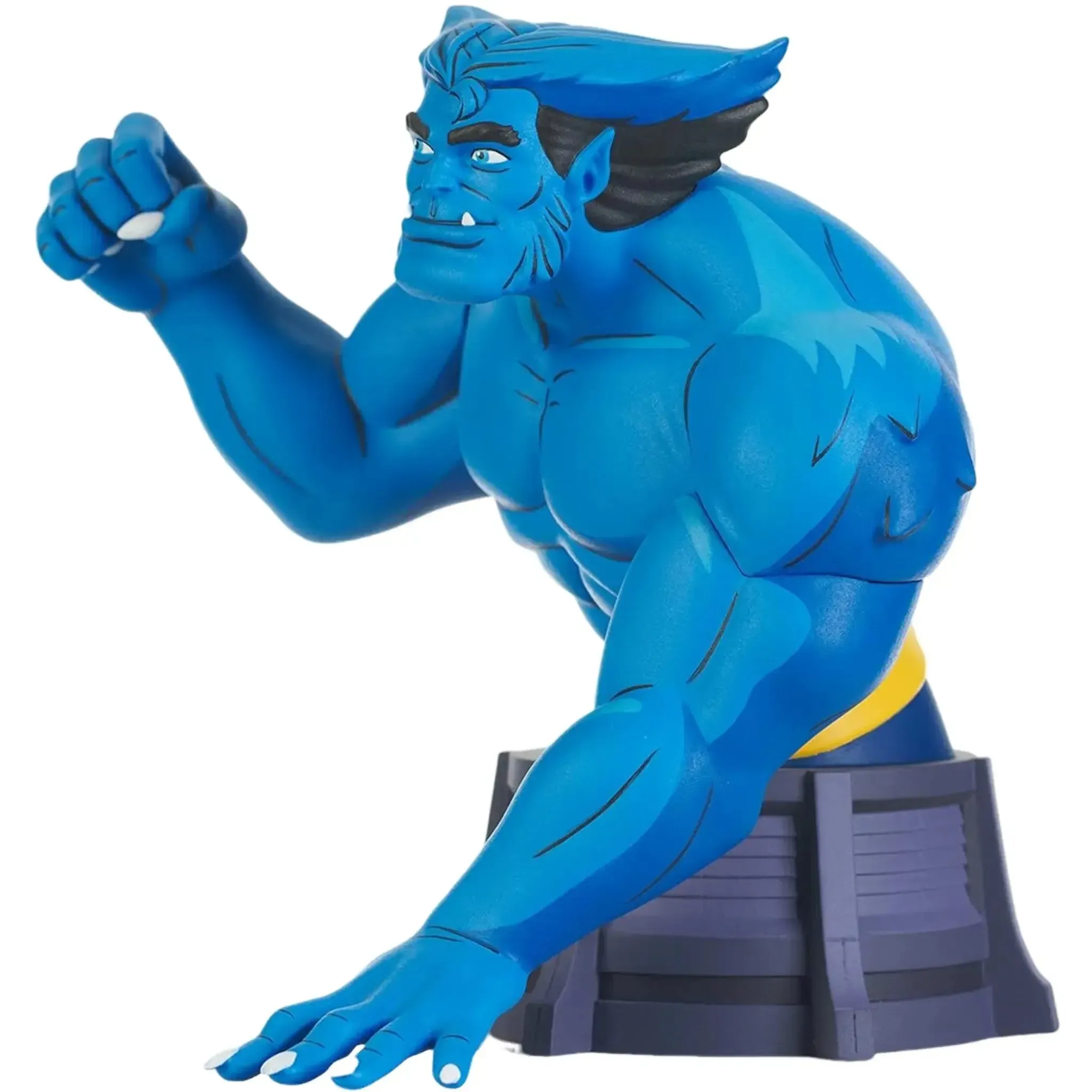 Marvel Comics [X-Men: The Animated Series] - Beast Bust Statue Figure (6", Limited Edition: 1 of 3,000) - Diamond Select Toys - (2022) - Image 5