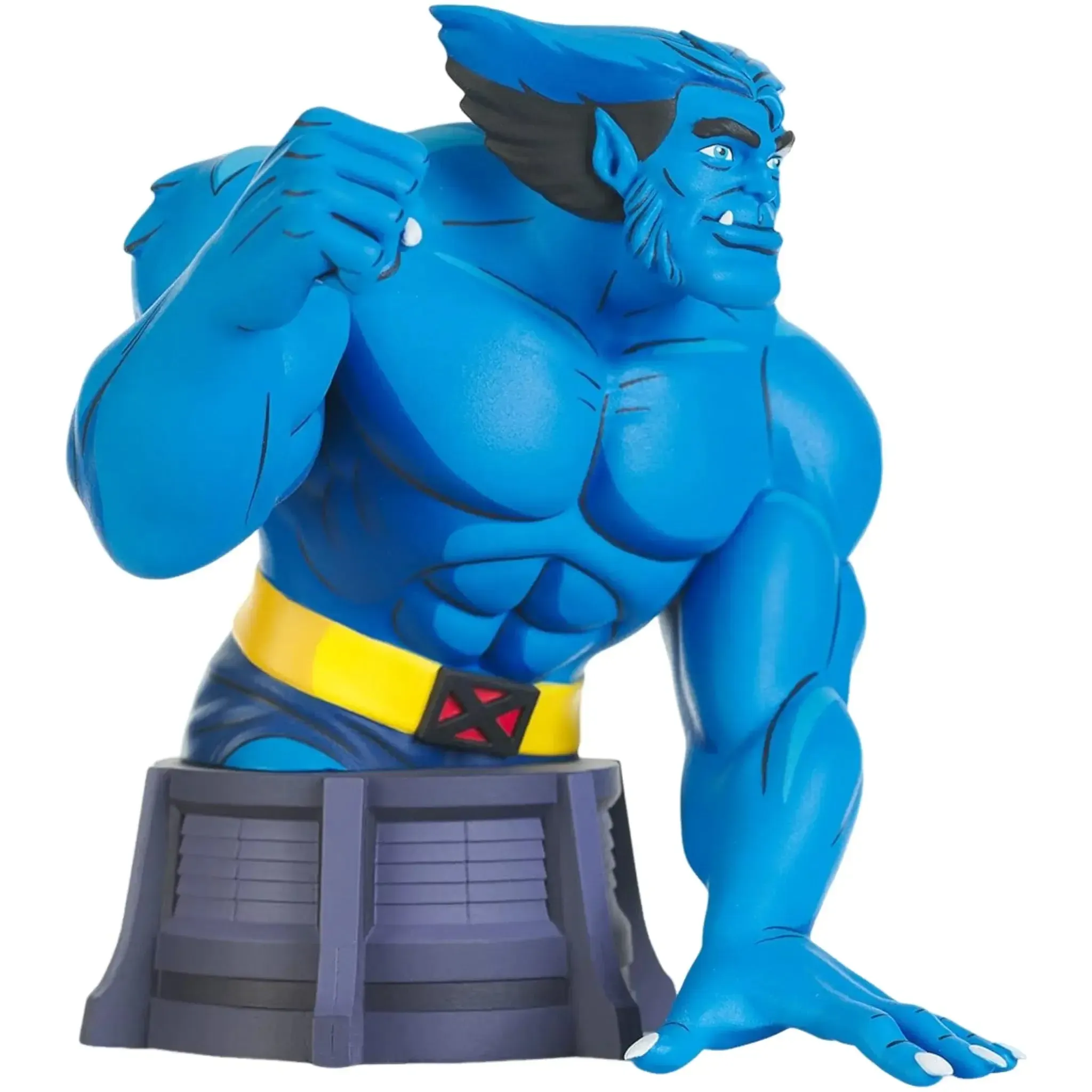 Marvel Comics [X-Men: The Animated Series] - Beast Bust Statue Figure (6", Limited Edition: 1 of 3,000) - Diamond Select Toys - (2022) - Image 6