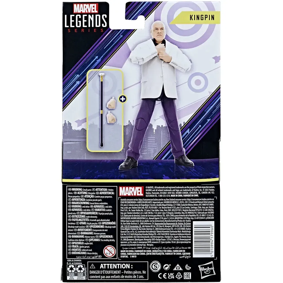 Marvel [Hawkeye] - Kingpin Action Figure (6") - Hasbro - Marvel Legends Series [Build a Figure: Hydra Stomper] - Image 3