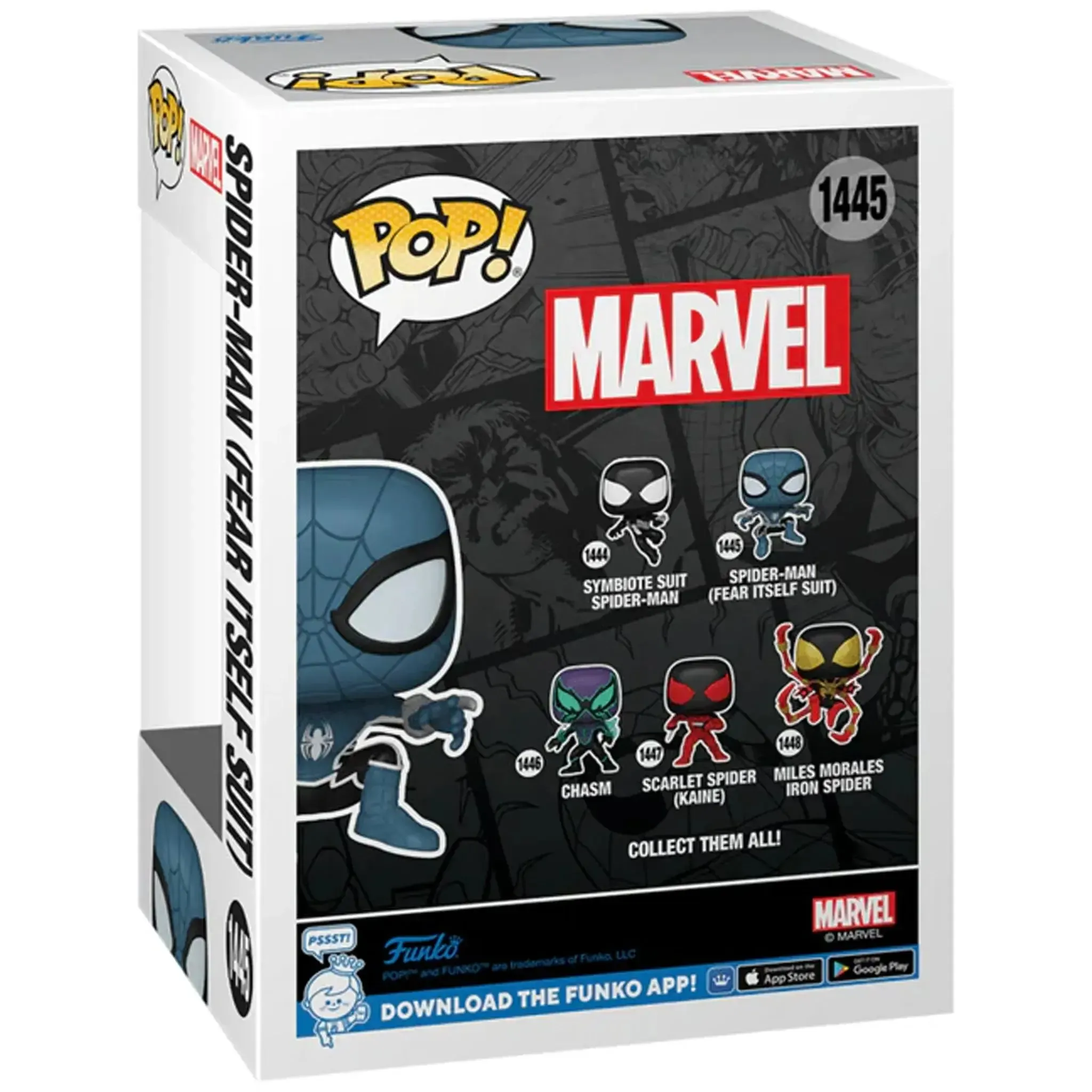 Marvel - Spider-Man (Fear Itself Suit) Bobble-Head Figure (3.75", Glow in the Dark) - Funko - Pop! Series (1445) - (2024) - Image 3